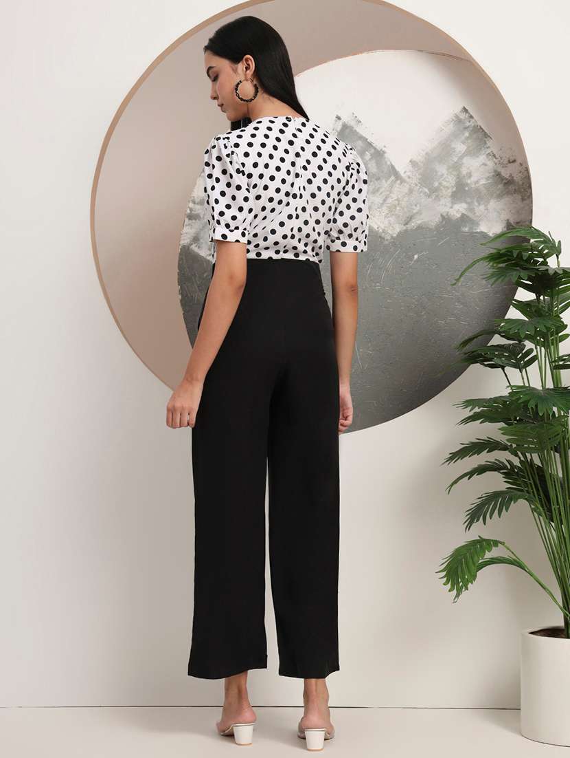 Women Printed Short Sleeves Full Leg Jumpsuit - 22401359 -  Standard Image - 5