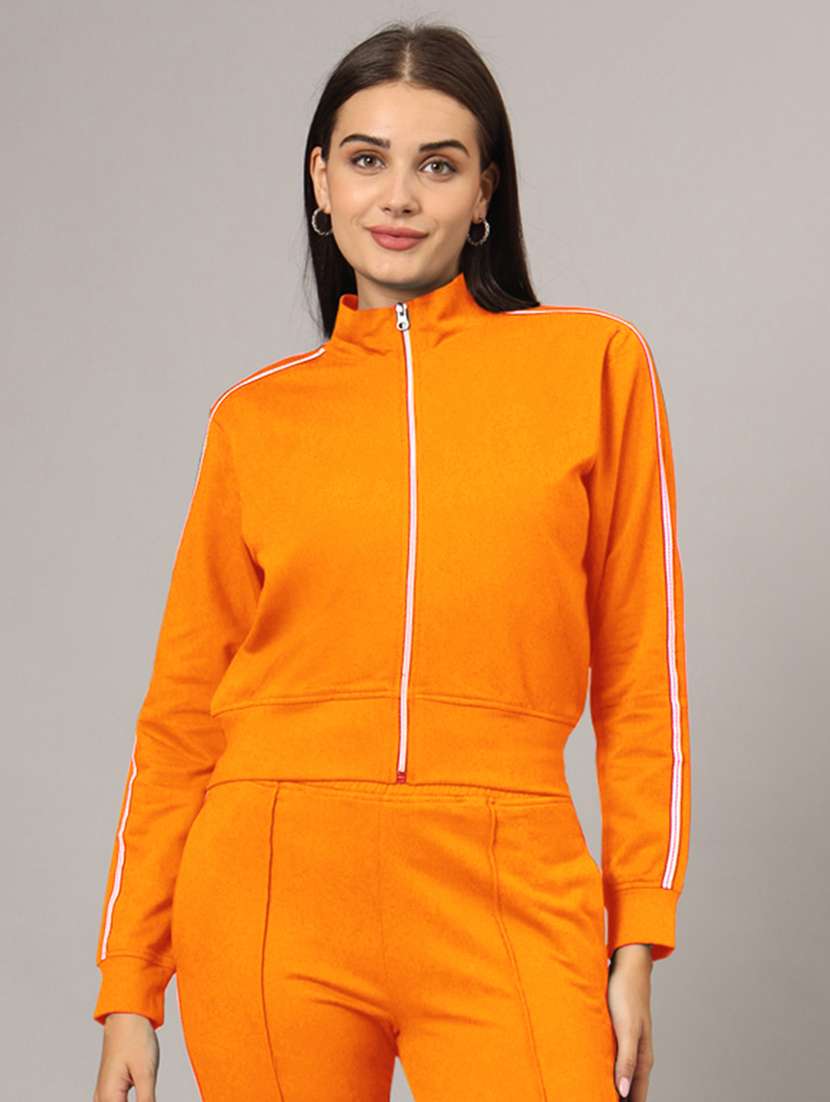 women tapered long sleeves regular jacket
