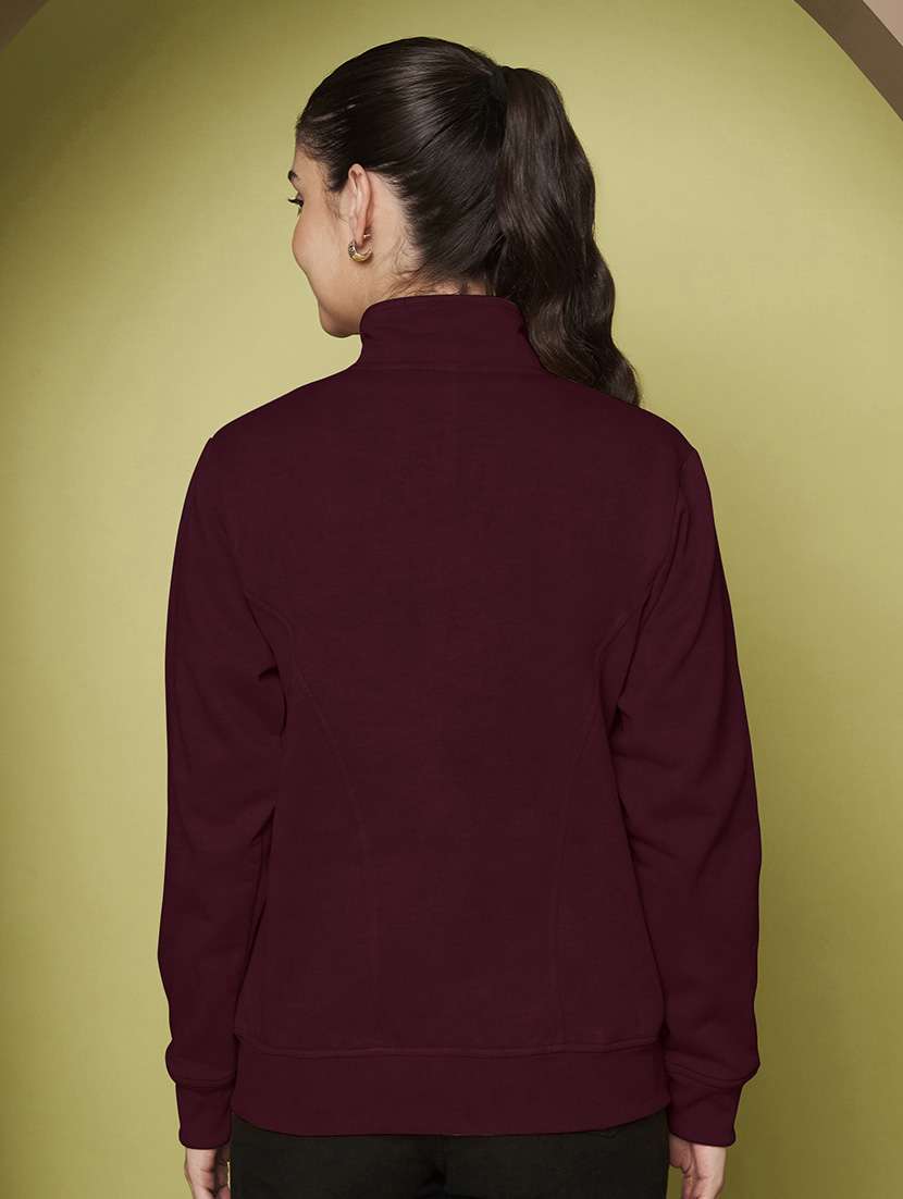 Women Solid Long Sleeves Regular Jacket - 22401507 -  Standard Image - 5