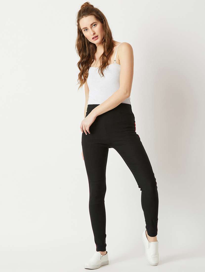 women tapered high rise jegging - 22402629 -  Standard Image - 3