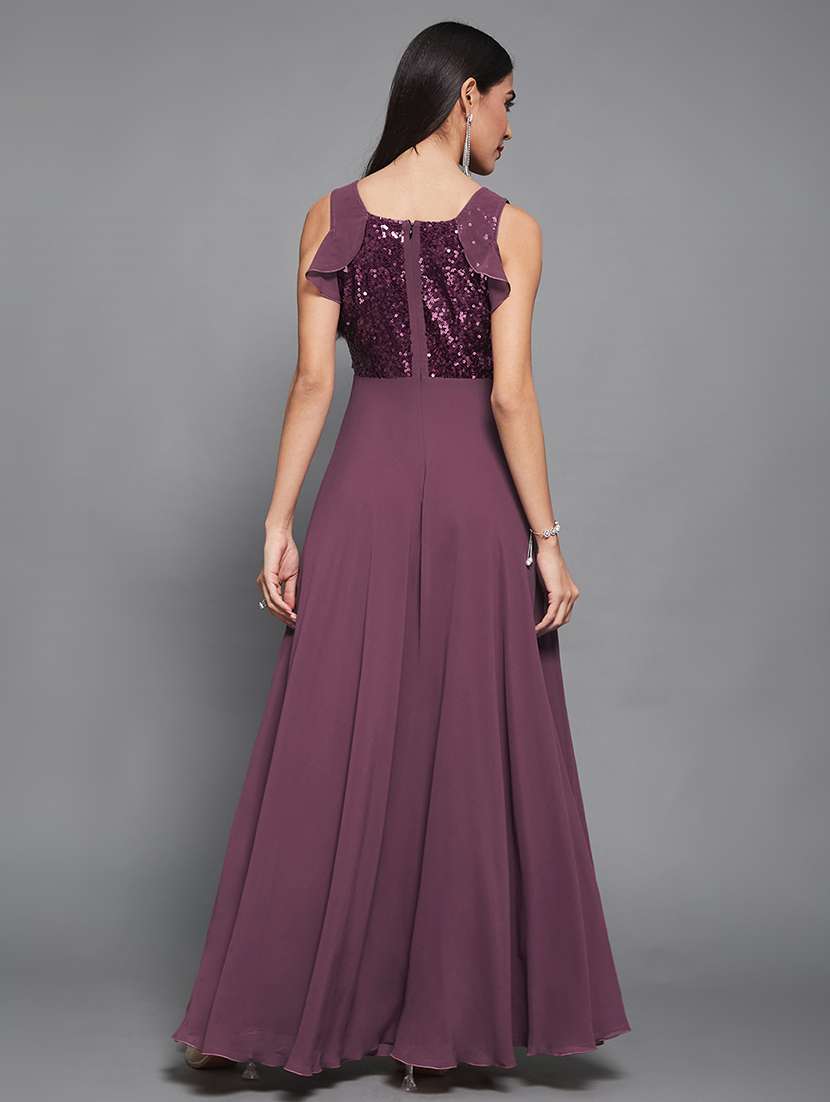 women sequined sleeveless fit & flare dress - 22403229 -  Standard Image - 3