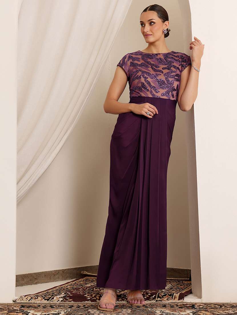 women embellished short sleeve sheath dress