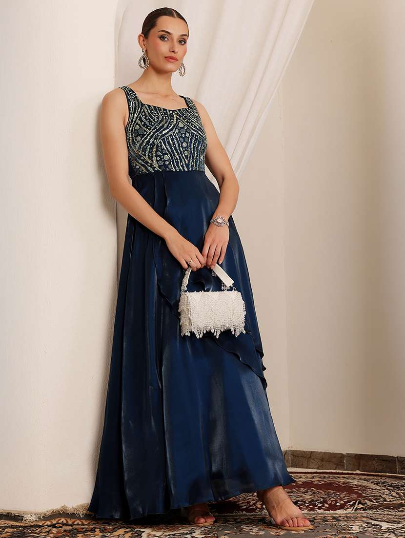 women embellished sleeveless fit & flare dress - 22403284 -  Standard Image - 3