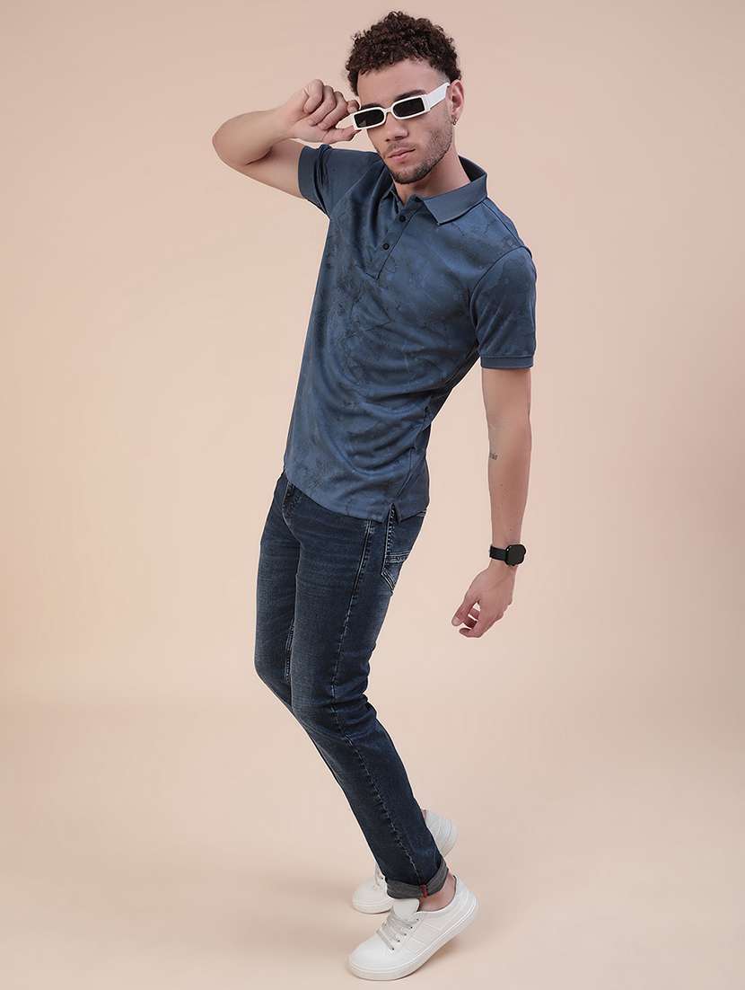 men washed mid rise slim fit jeans - 22403726 -  Standard Image - 5