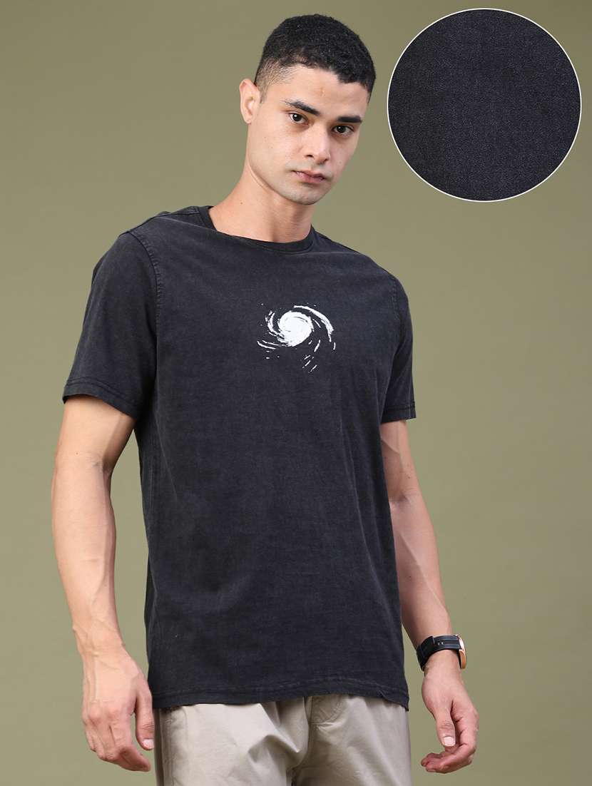 Men Printed Short Sleeve Regular Fit T-shirt - 22403749 -  Standard Image - 3