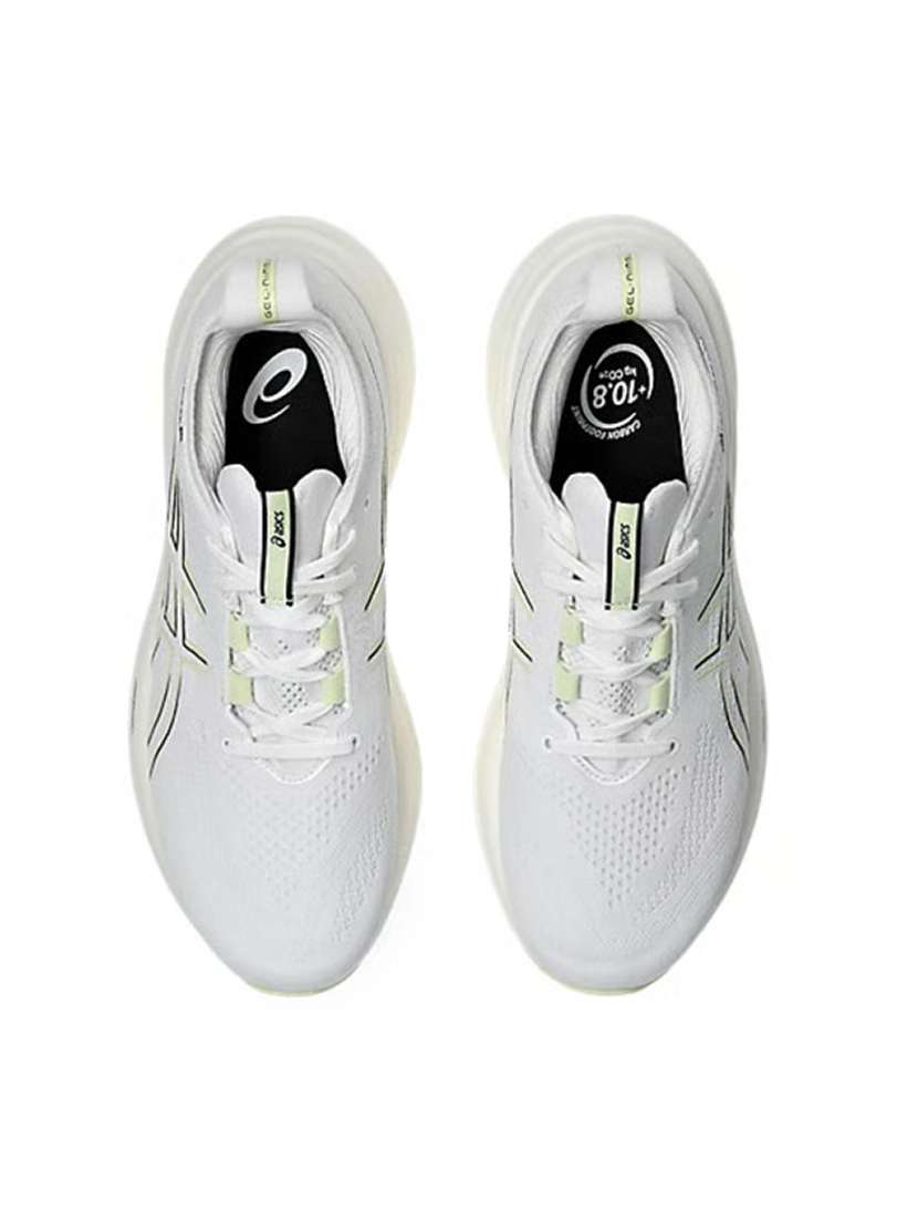 asics gel-nimbus 26 white running shoes - 22404057 -  Standard Image - 3
