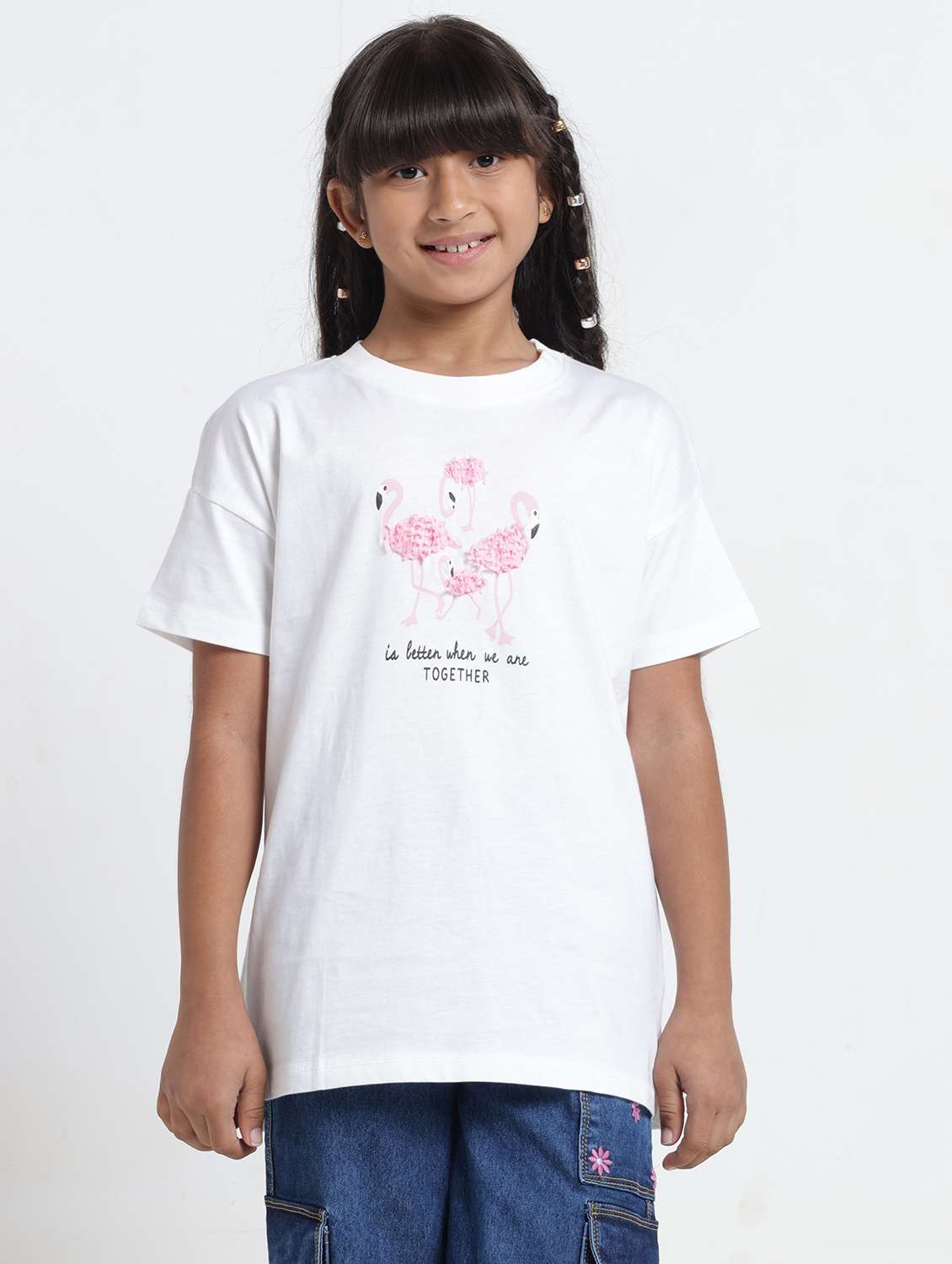 white graphic tees exclusive for kids