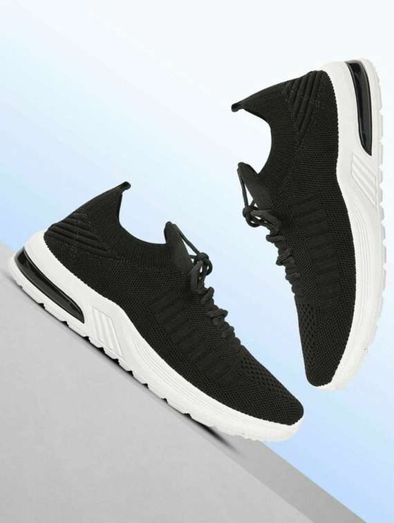 women black lace-up casual shoe