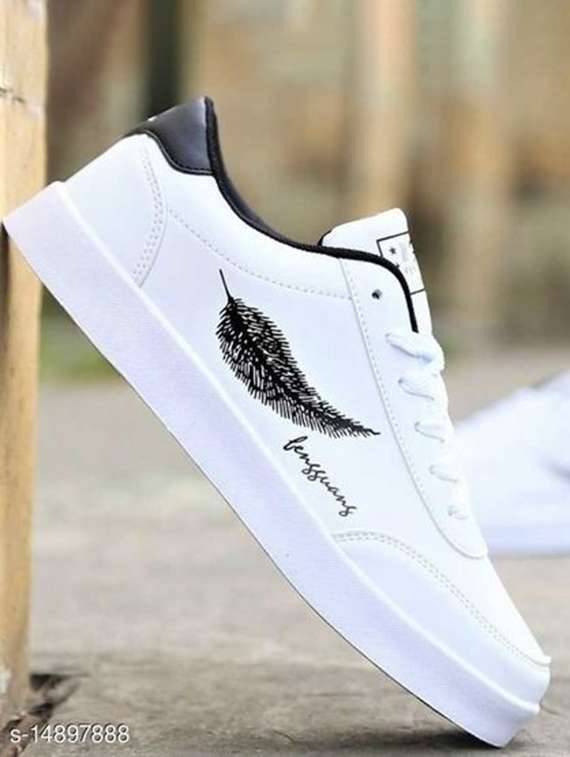 men solid lace up casual shoe - 22404384 -  Standard Image - 3