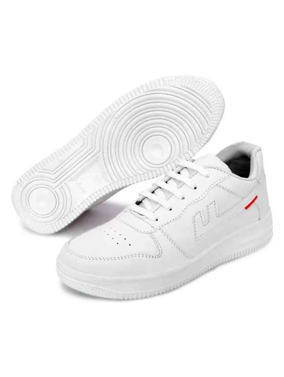 men solid lace up casual shoe  - 22404386 -  Standard Image - 3