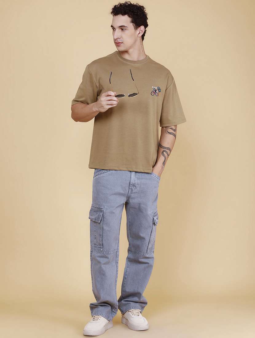 Men Printed Short Sleeves Regular T-shirt - 22404980 -  Standard Image - 5
