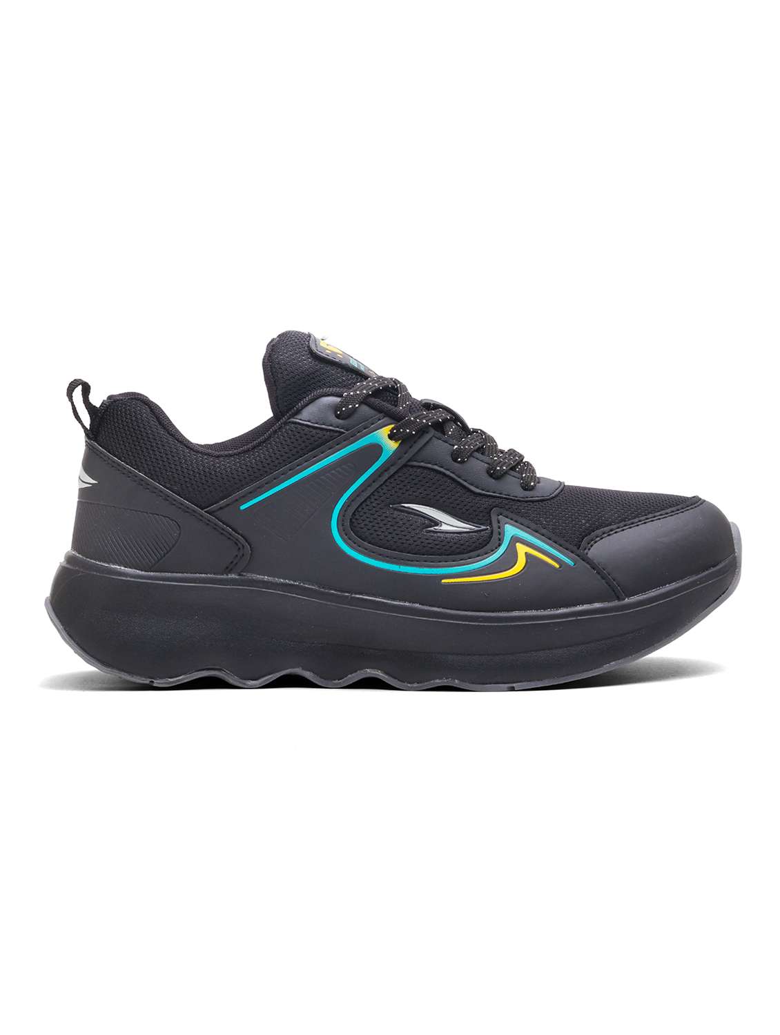 men black lace up sport shoe - 22405140 -  Standard Image - 3