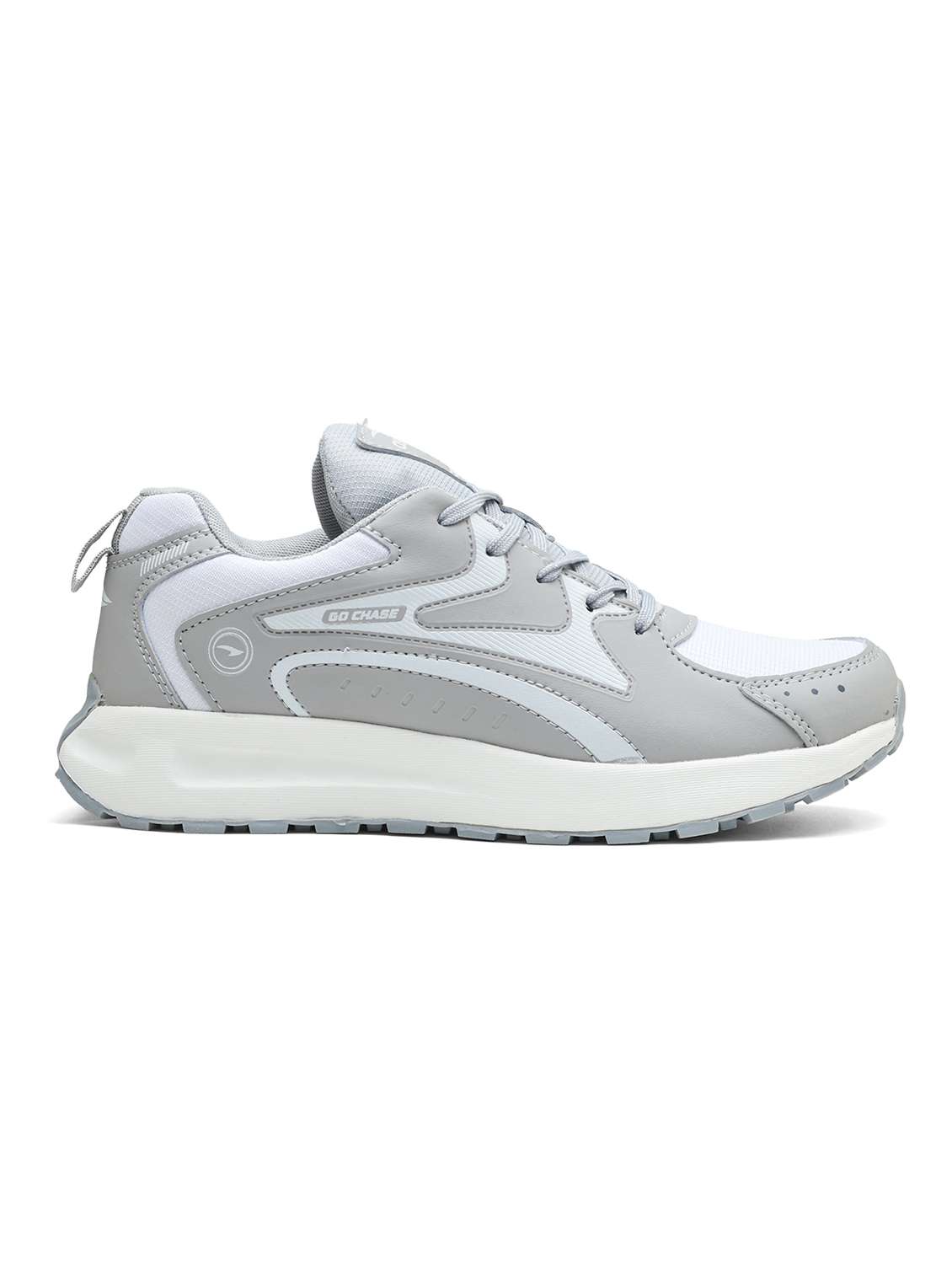 men grey lace up sport shoe - 22405145 -  Standard Image - 3