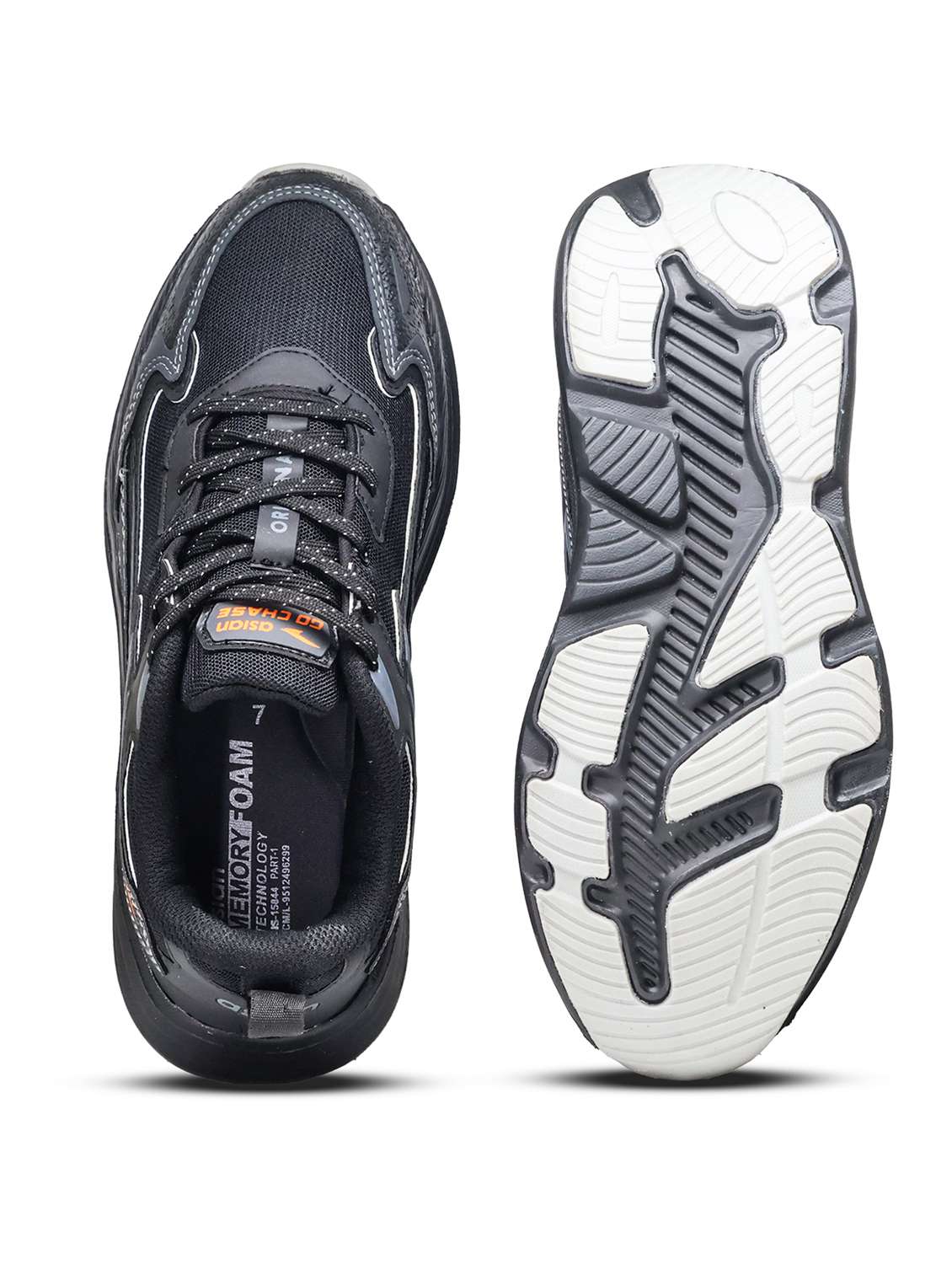 men black lace up sport shoe - 22405148 -  Standard Image - 5
