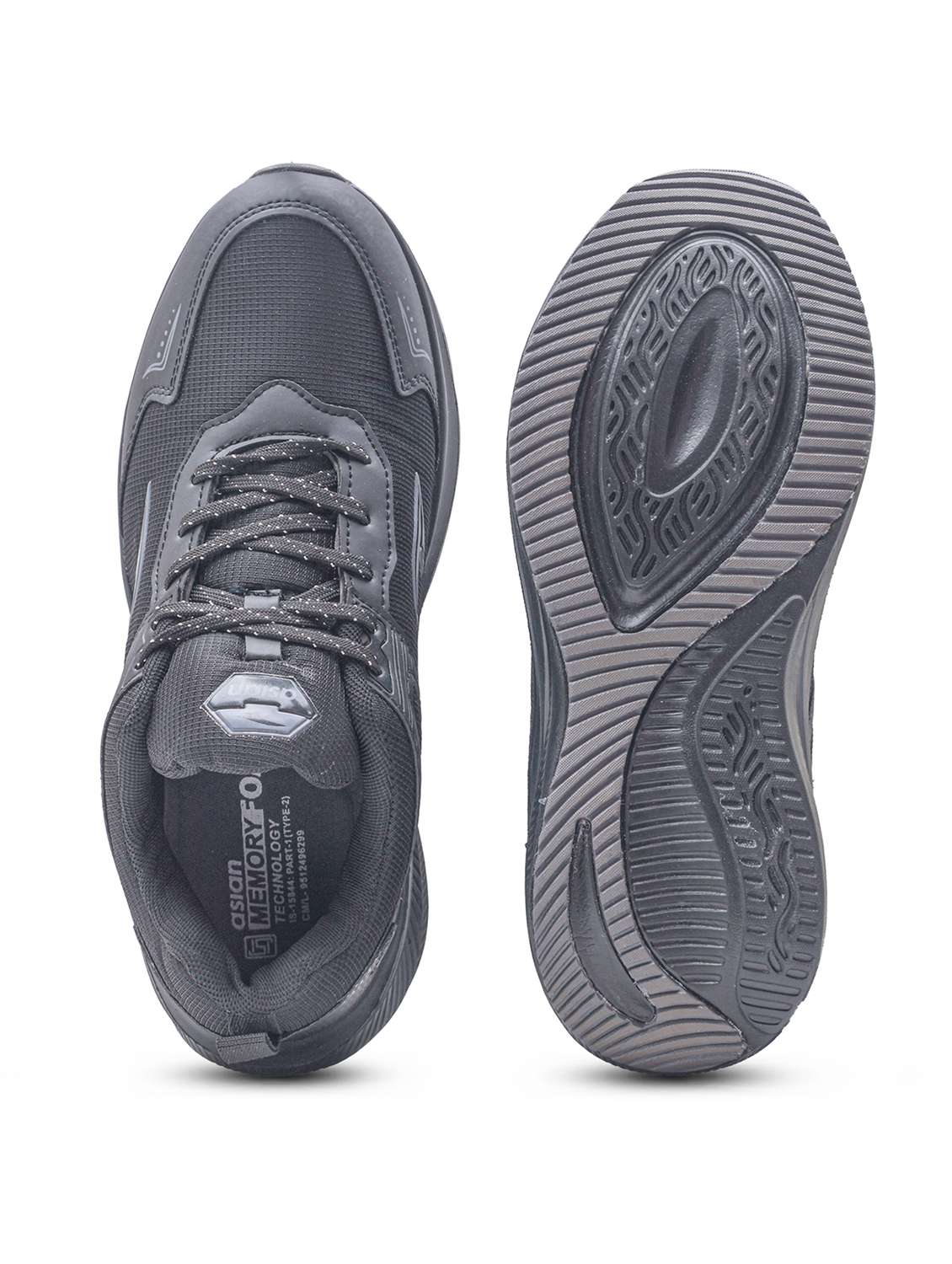 men black lace up sport shoe - 22405152 -  Standard Image - 5