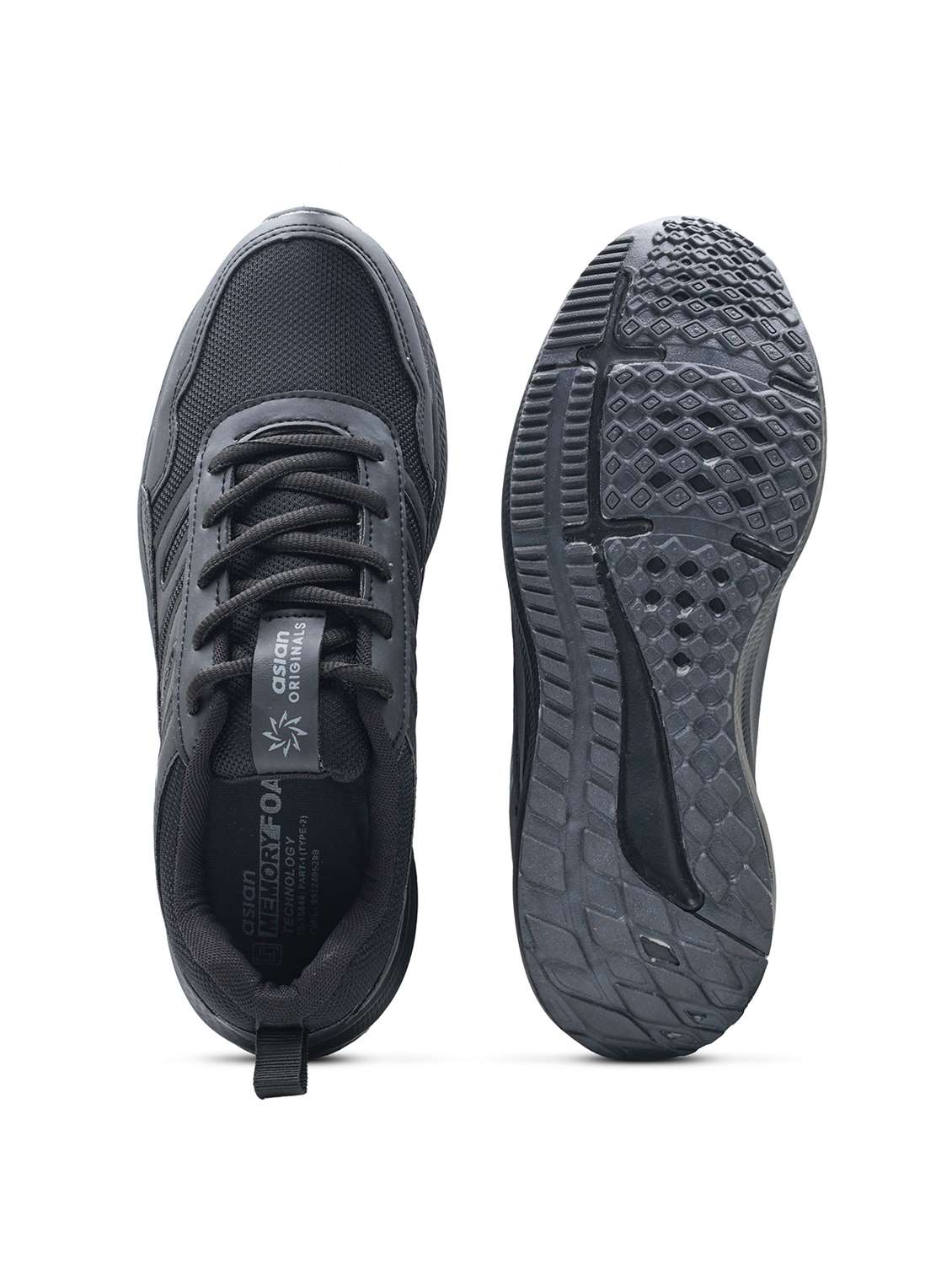 men black lace up sport shoe - 22405170 -  Standard Image - 5