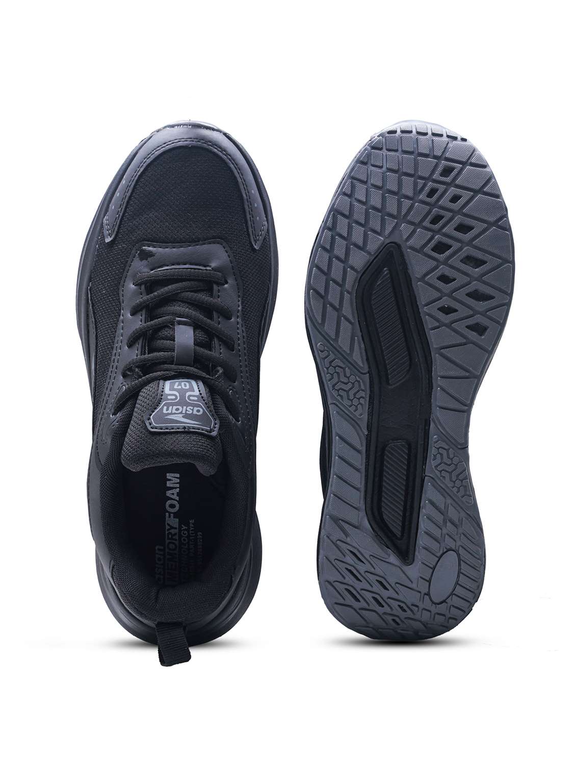men black lace up sport shoe - 22405174 -  Standard Image - 5