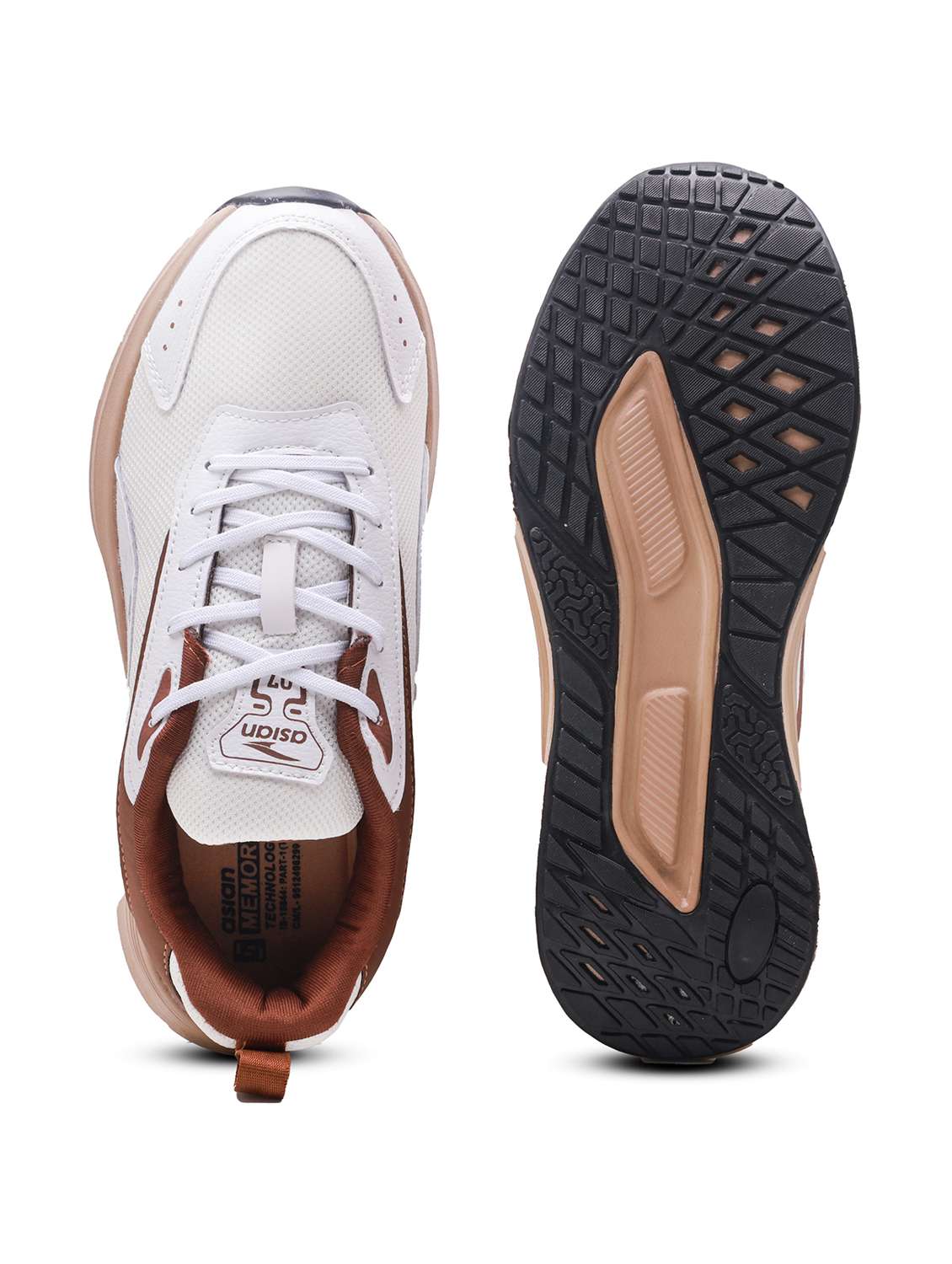 men off white lace up sport shoe - 22405176 -  Standard Image - 5