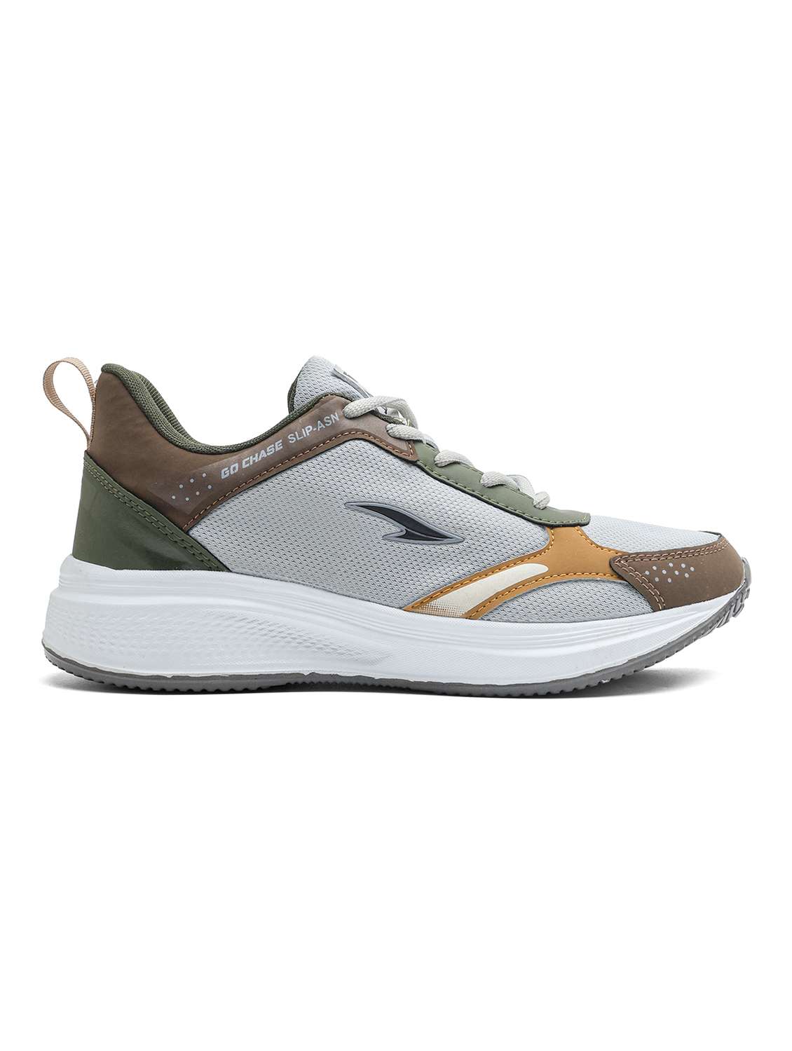men grey lace up sport shoe - 22405189 -  Standard Image - 3