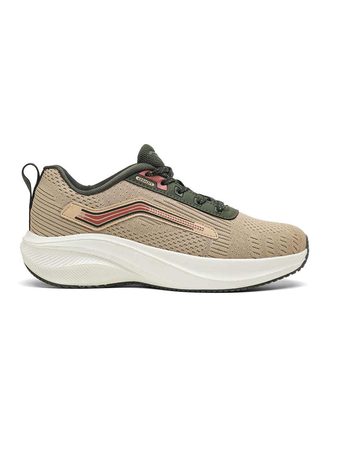 men beige lace up sport shoe - 22405208 -  Standard Image - 3
