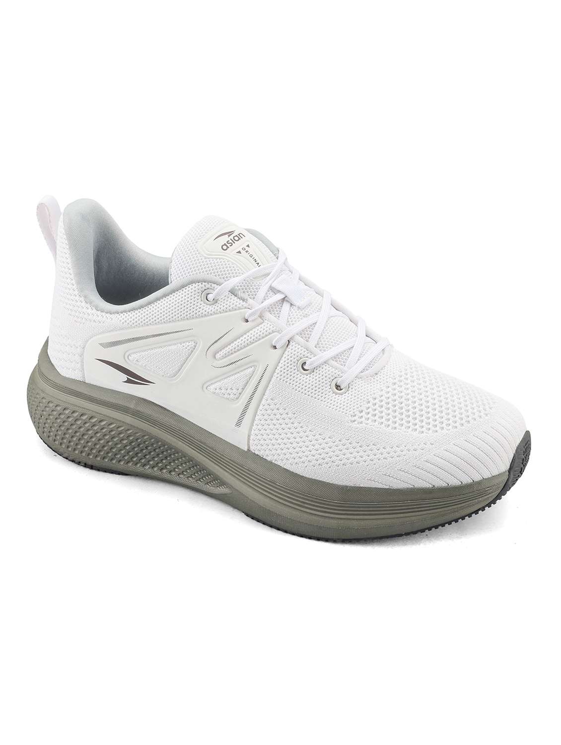 men off white lace up sport shoe
