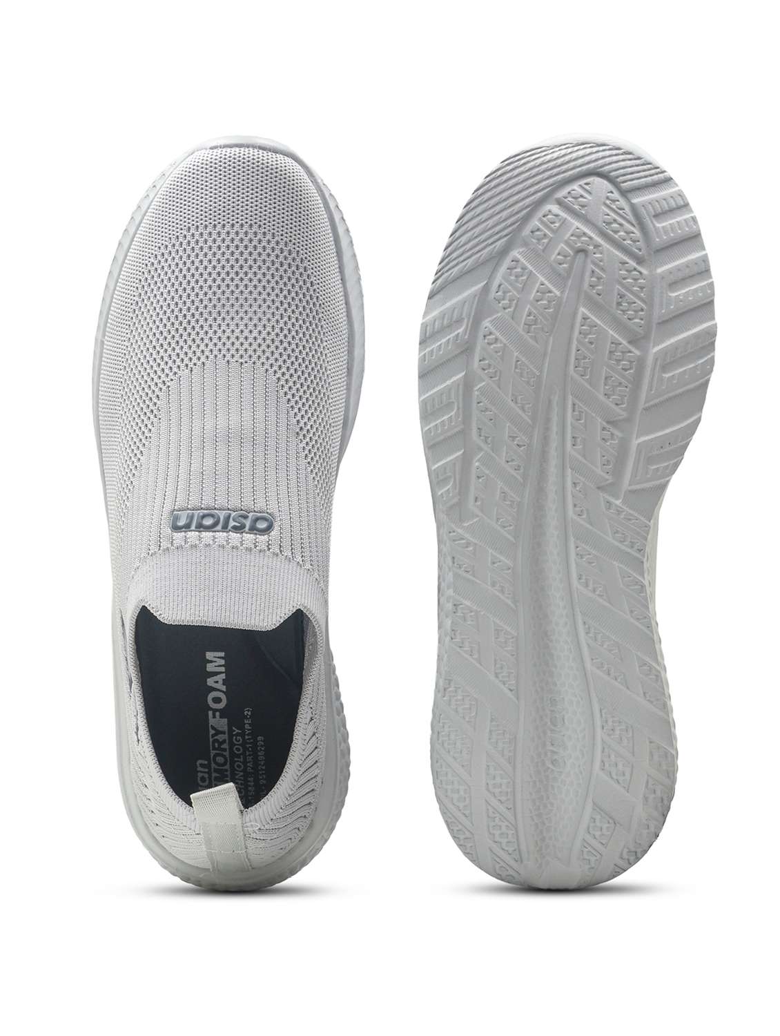 men grey slip on sport shoe - 22405223 -  Standard Image - 5