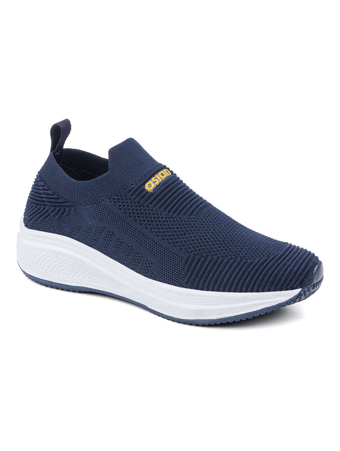 men blue slip on sport shoe