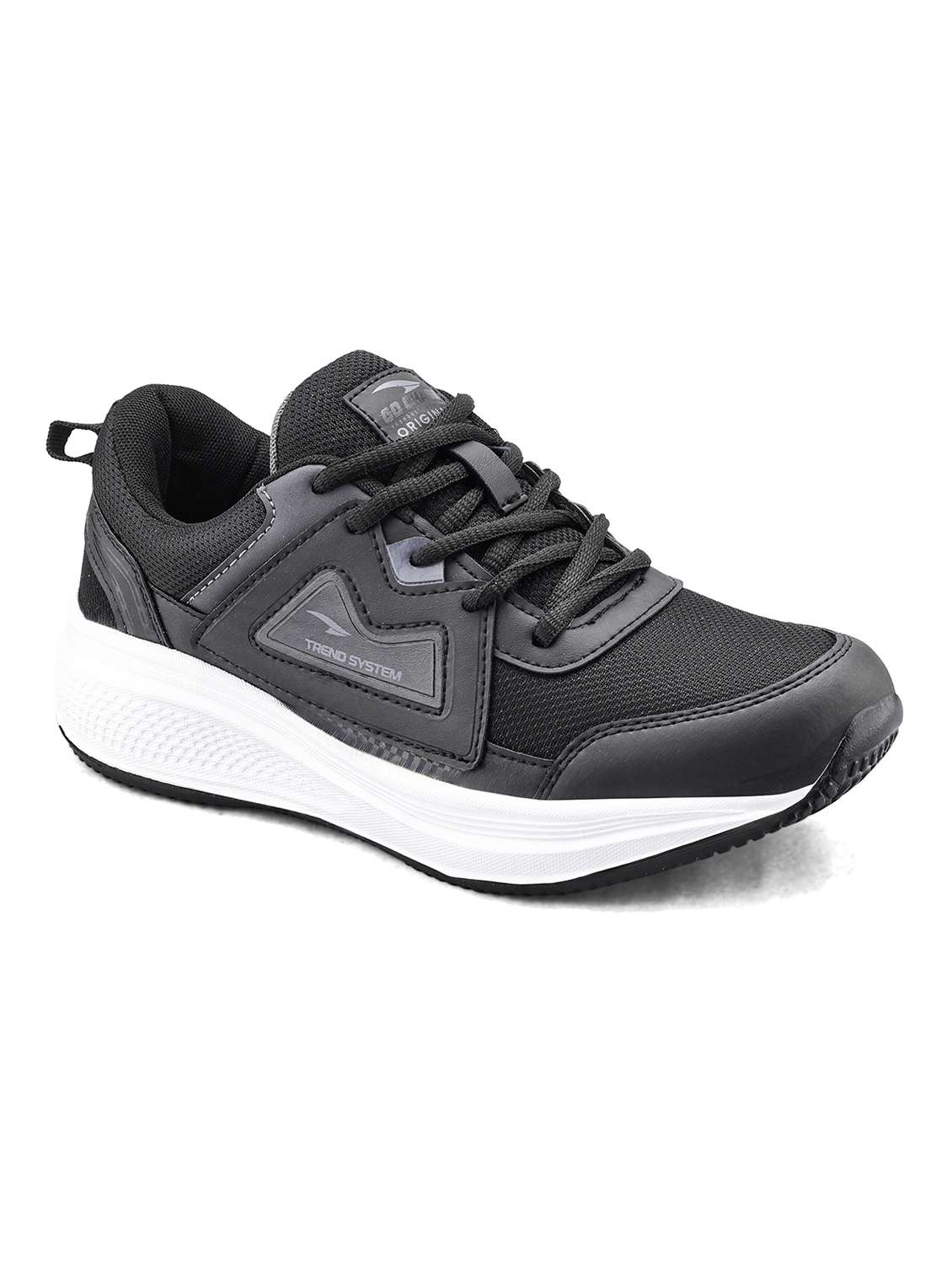 men black lace up sport shoe
