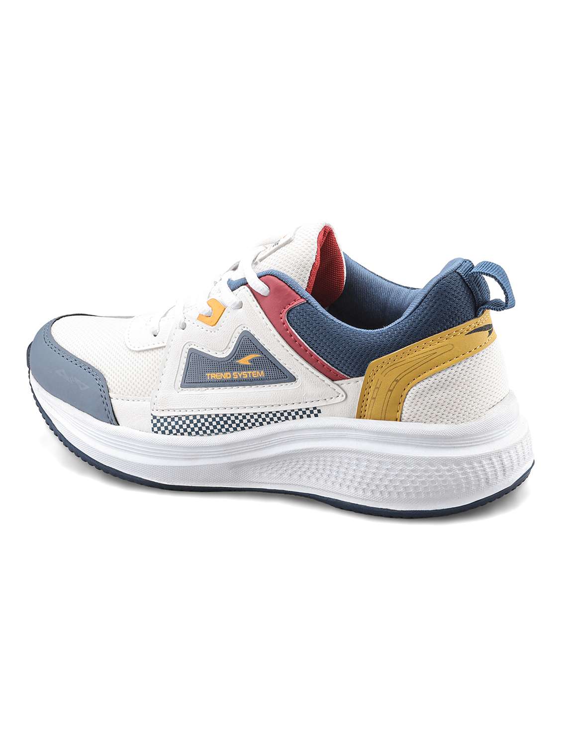 men color block lace up sport shoe - 22405246 -  Standard Image - 3