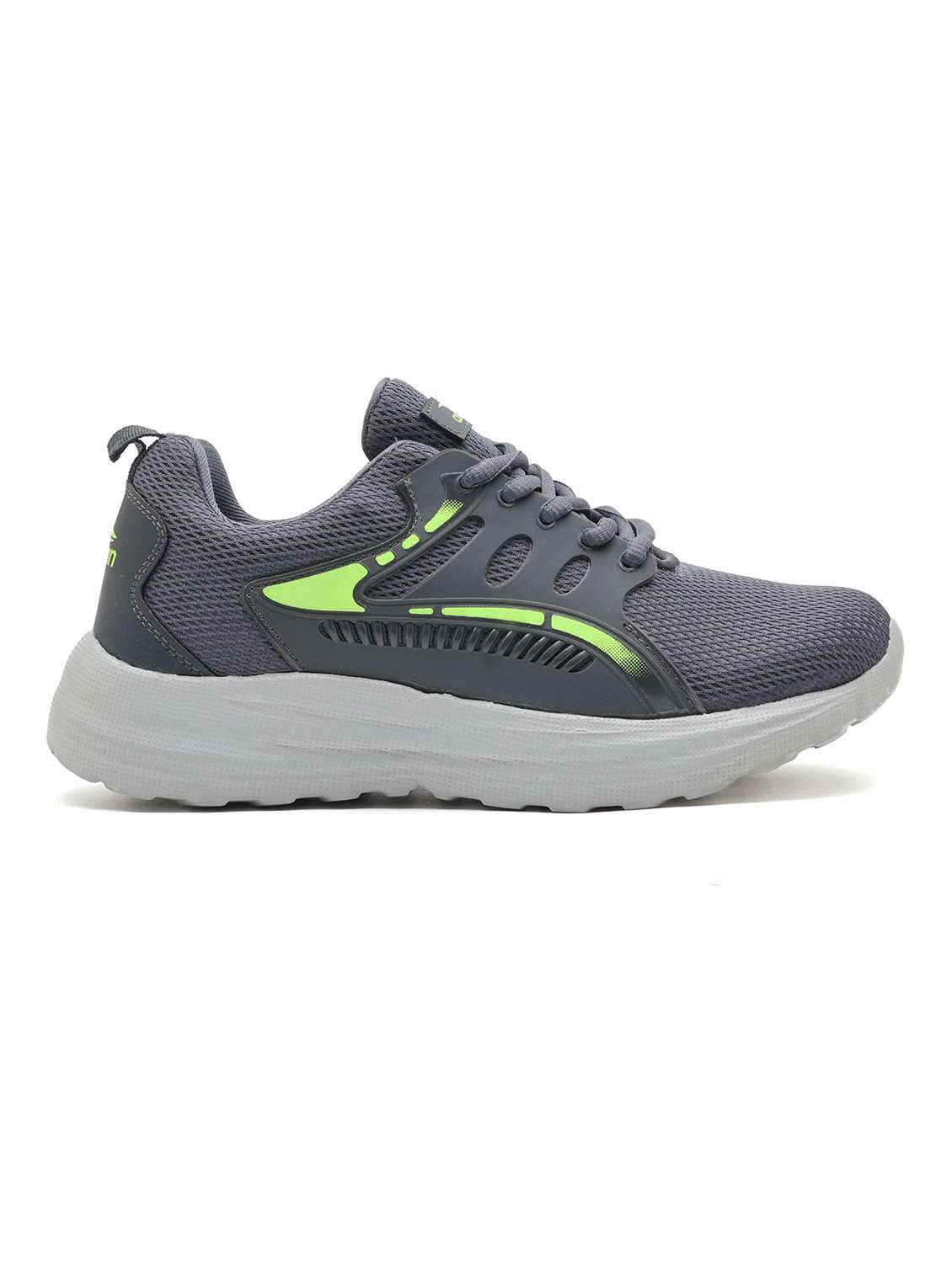 men grey lace up sport shoe - 22405256 -  Standard Image - 3