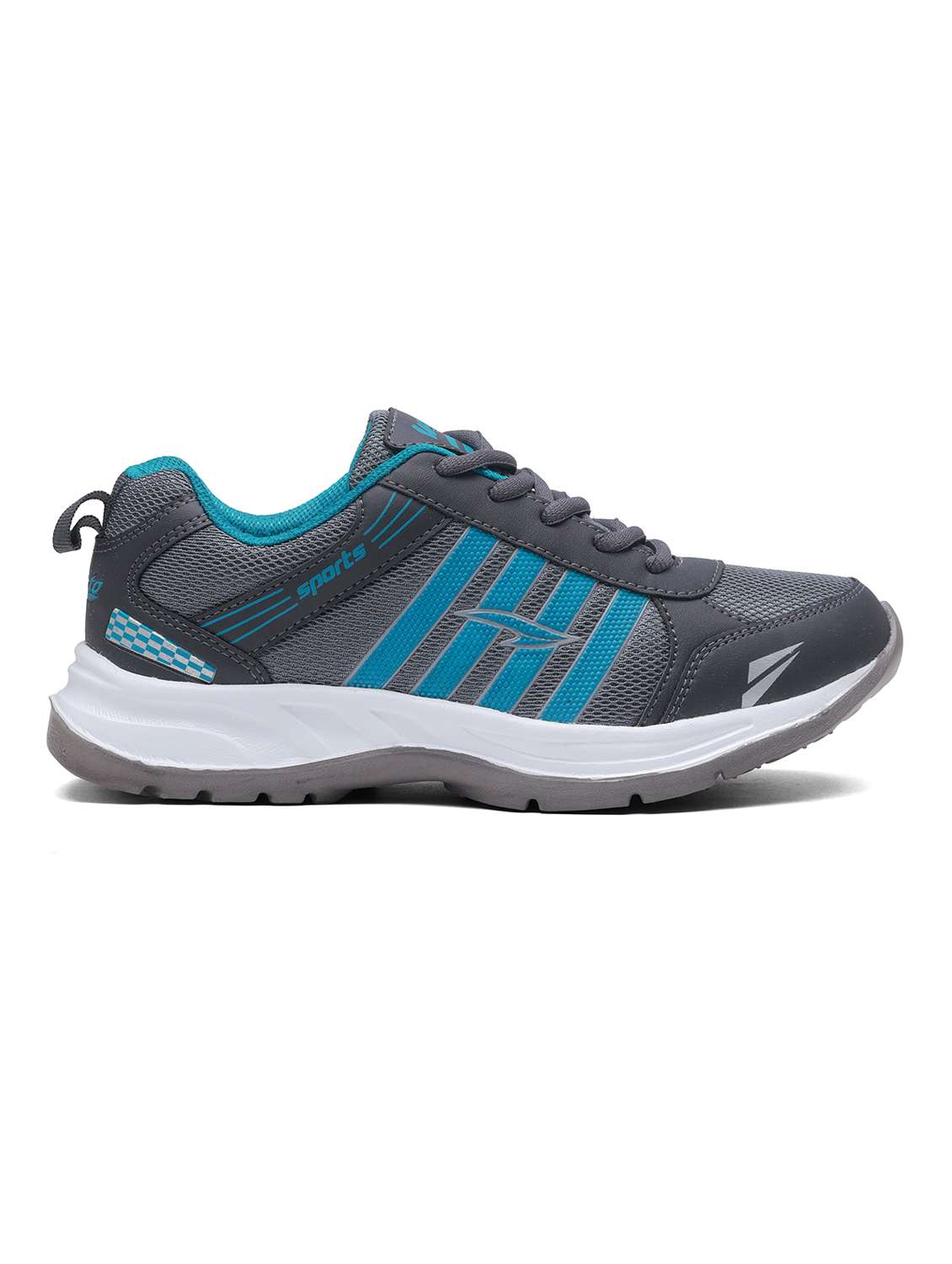 Men Grey Lace Up Sport Shoe - 22405292 -  Standard Image - 3