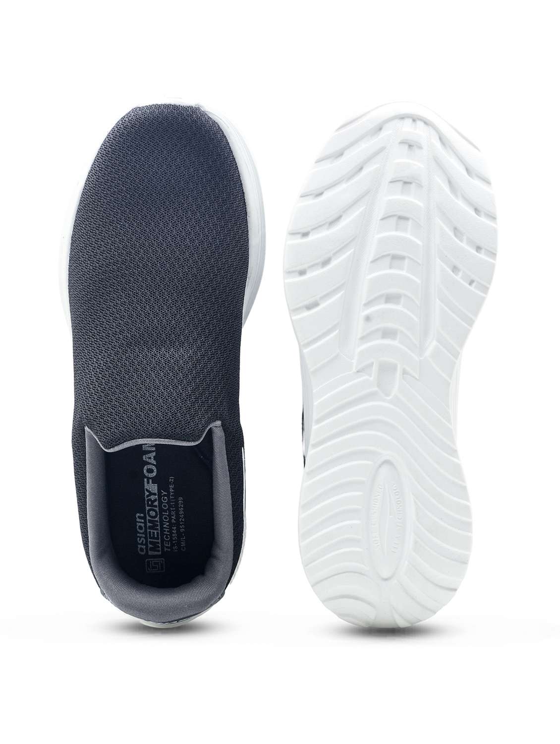 men black slip on sport shoe - 22405296 -  Standard Image - 5