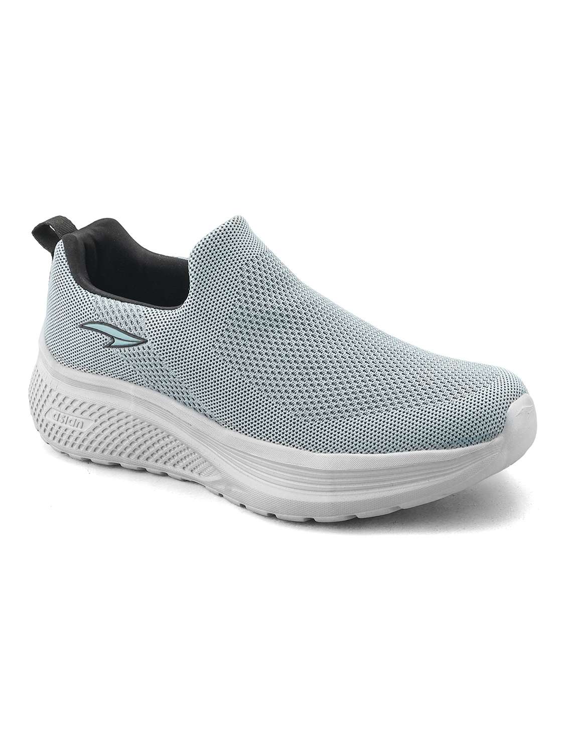 men light blue slip on sport shoe