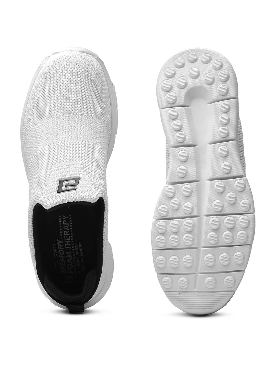 men white slip on sport shoe - 22405318 -  Standard Image - 5
