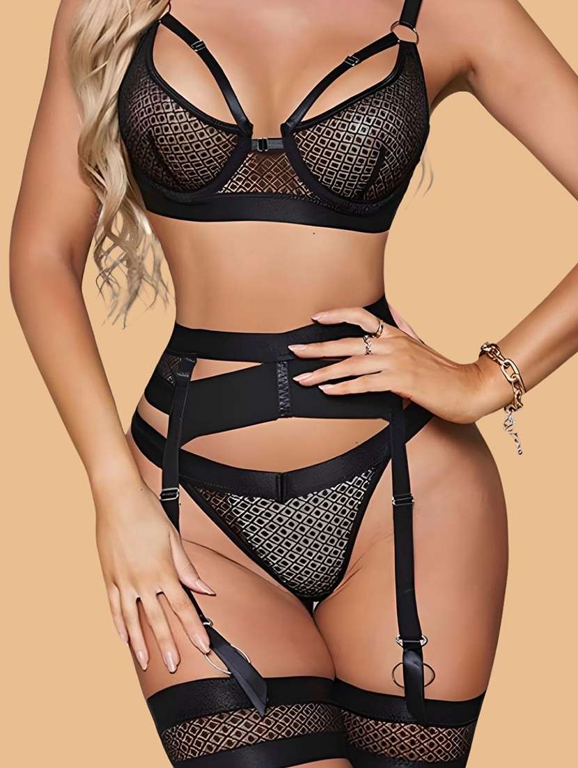 women black  solid nylon camisole - 22406305 -  Standard Image - 3