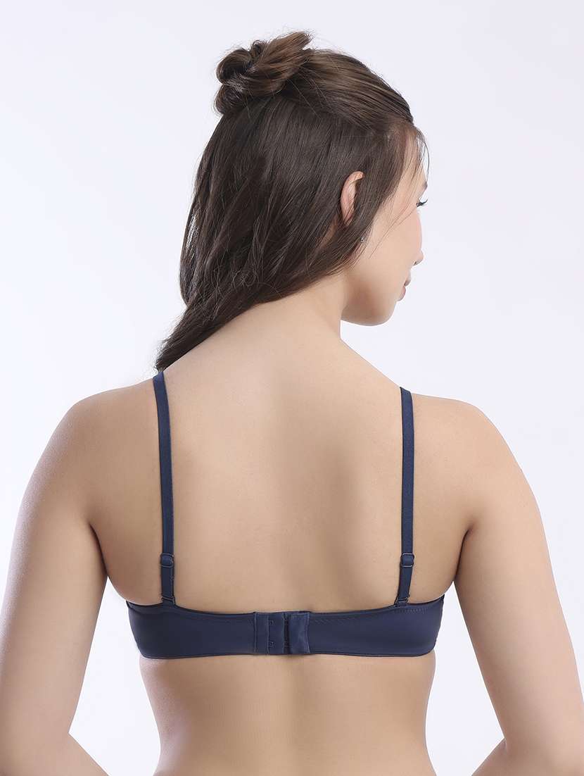 women pack of 2 solid non padded t-shirt bra - 22406461 -  Standard Image - 5