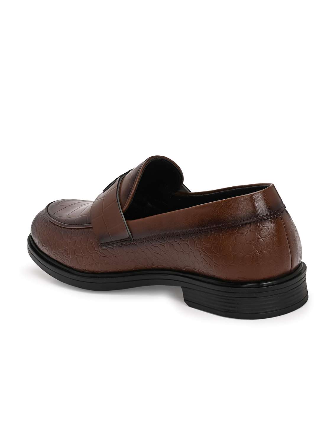 men brown slip on loafer - 22406498 -  Standard Image - 3