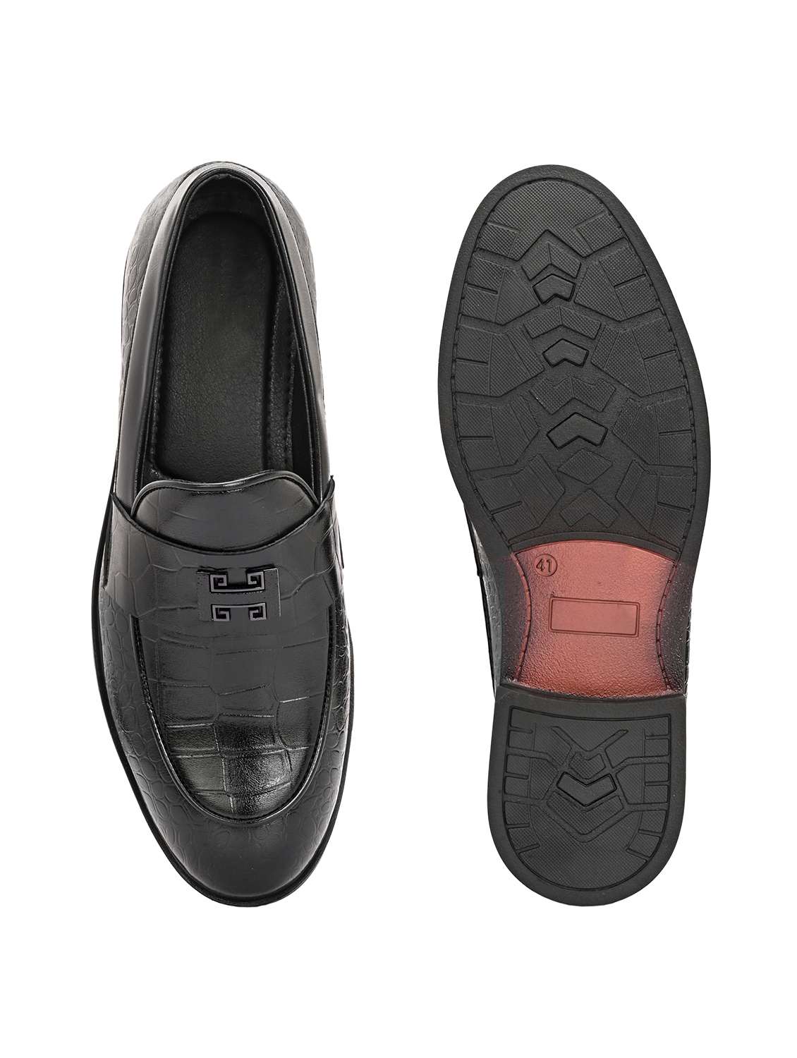 men black slip on loafer - 22406499 -  Standard Image - 5