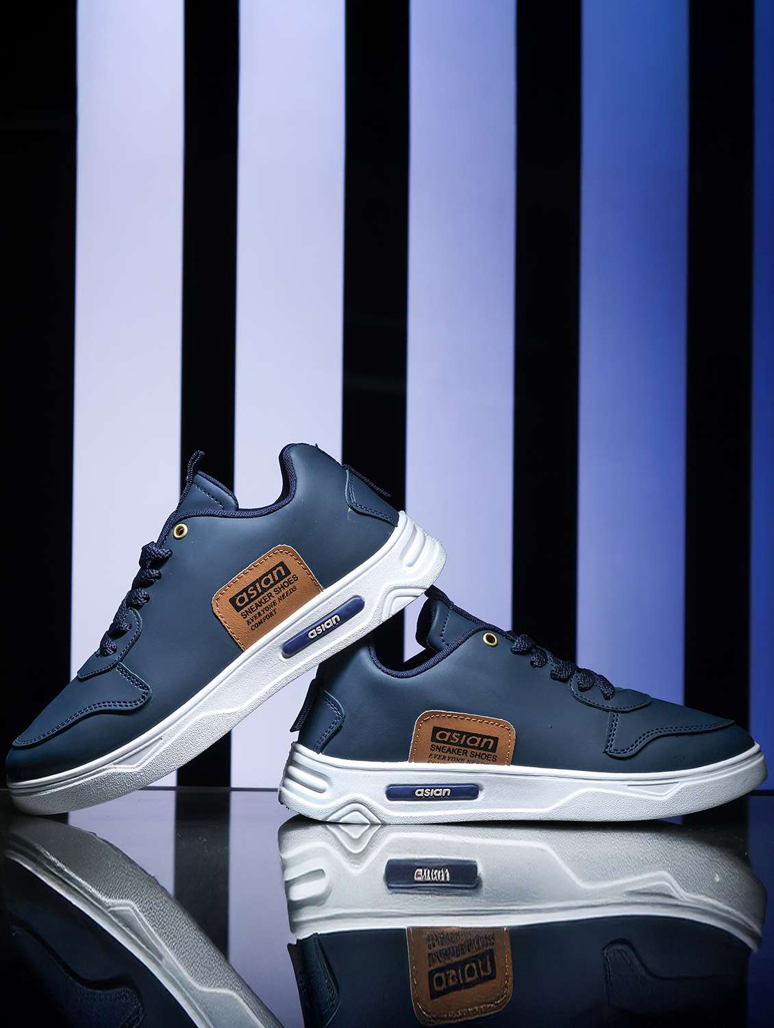 men solid lace up sneaker