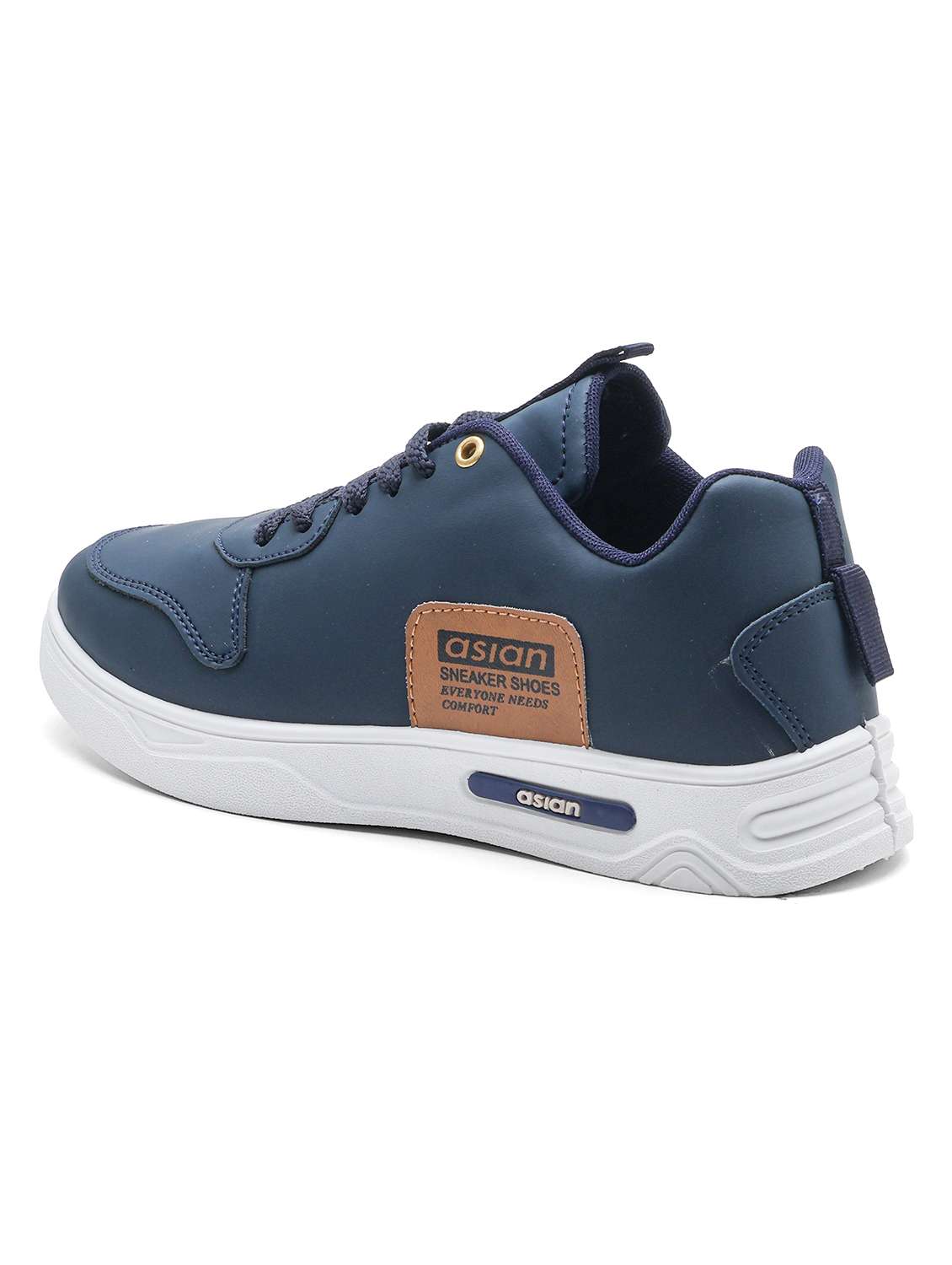 men solid lace up sneaker - 22406513 -  Standard Image - 3