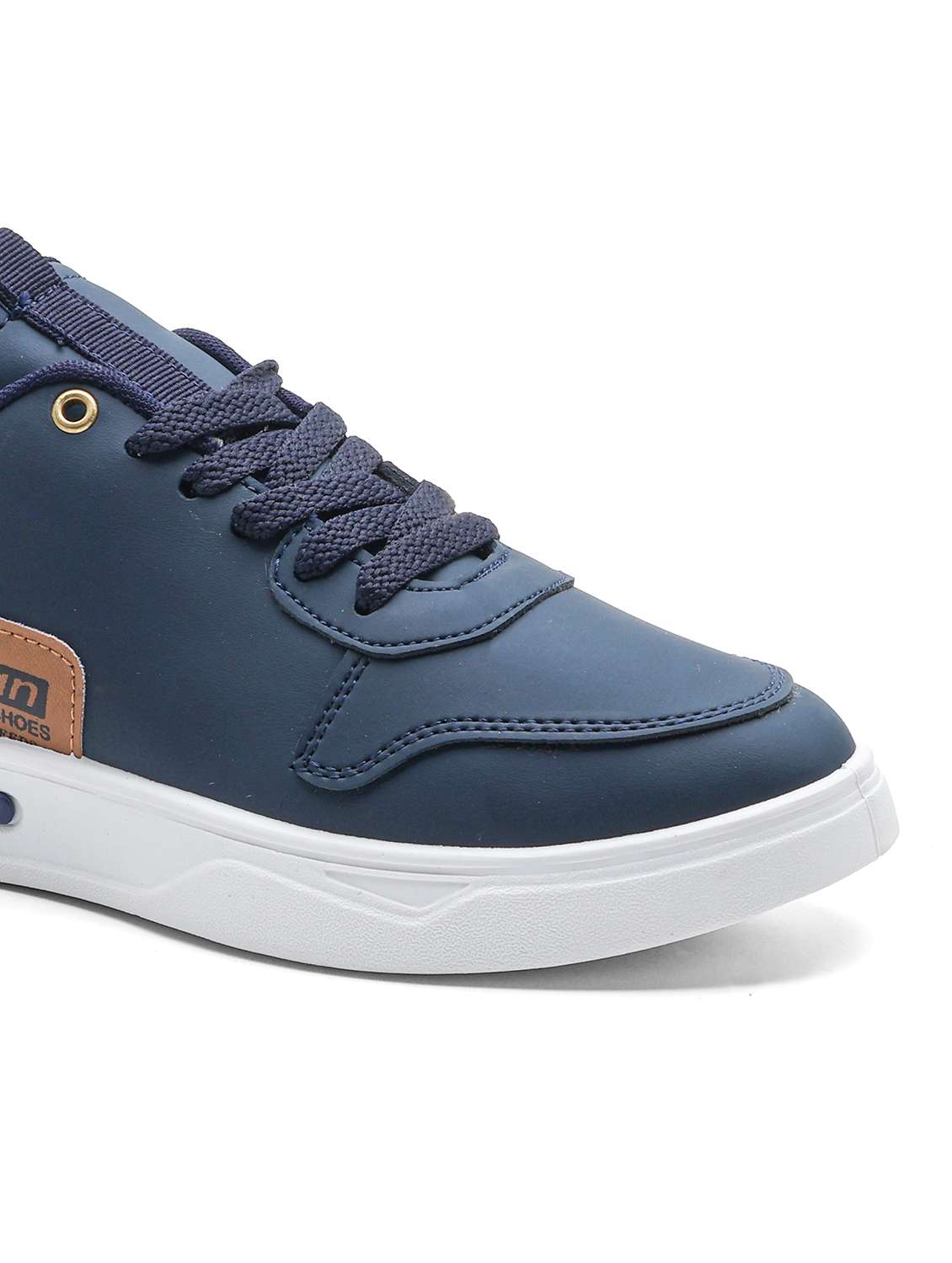 men solid lace up sneaker - 22406513 -  Standard Image - 5