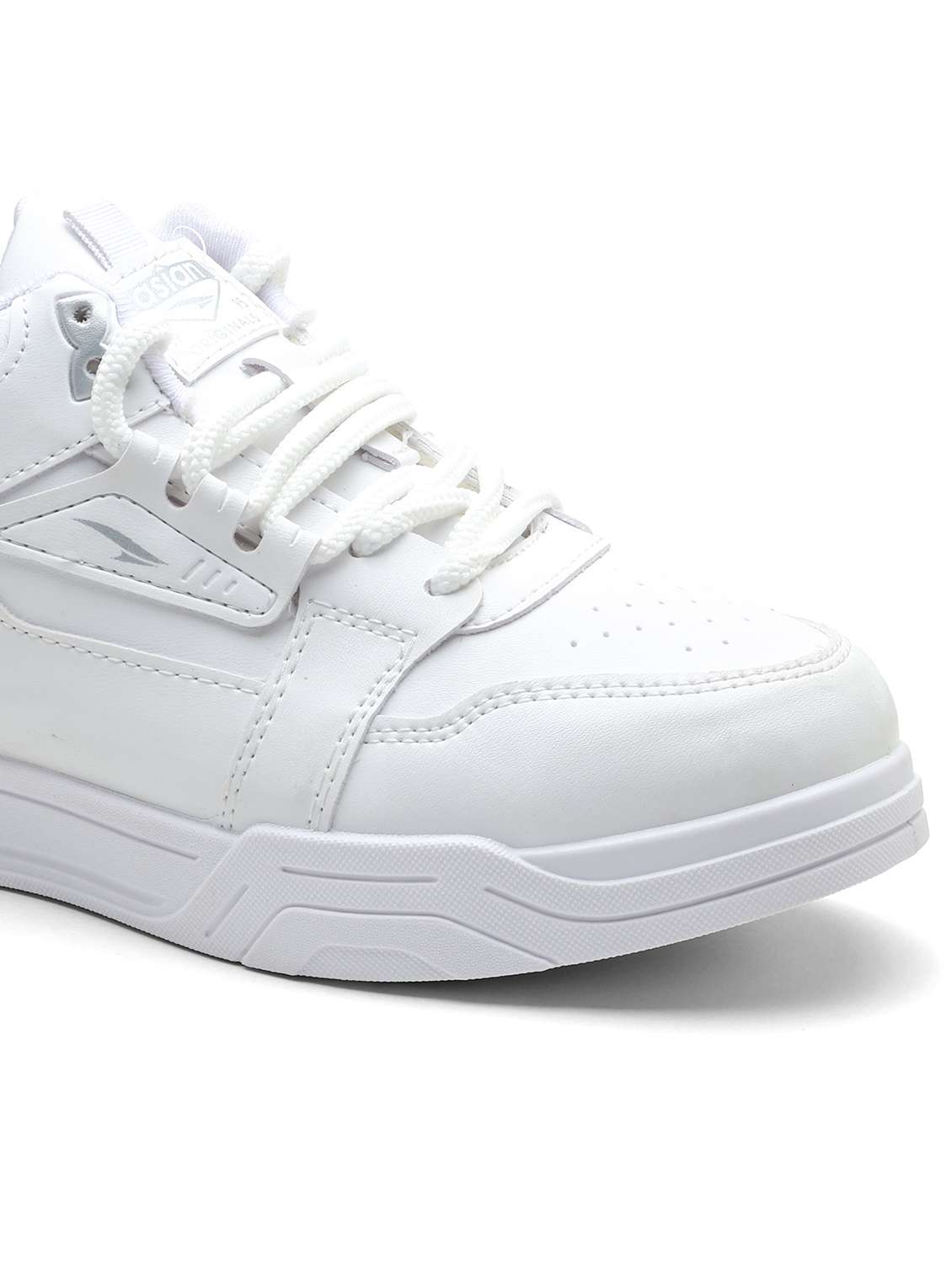 men solid lace up sneaker - 22406517 -  Standard Image - 5