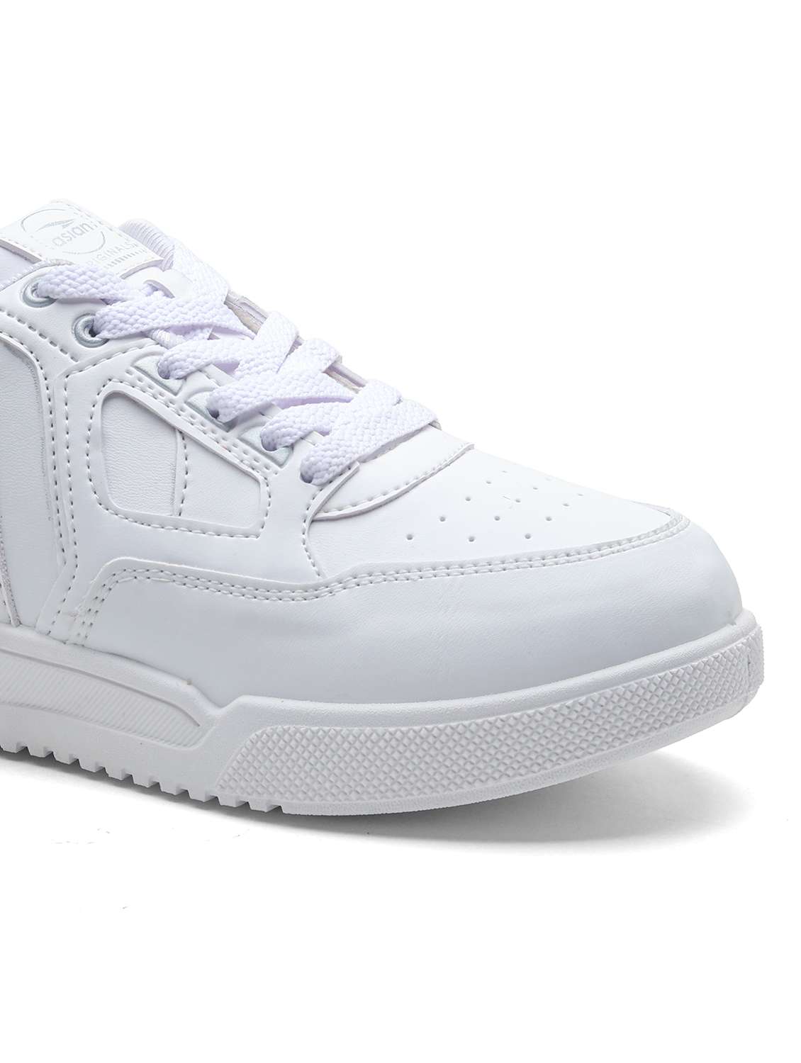 men solid lace up sneaker - 22406519 -  Standard Image - 5