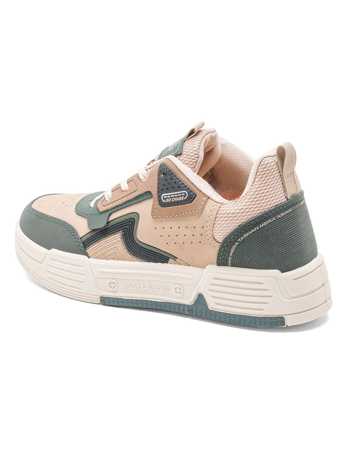 men color block lace up sneaker - 22406522 -  Standard Image - 3