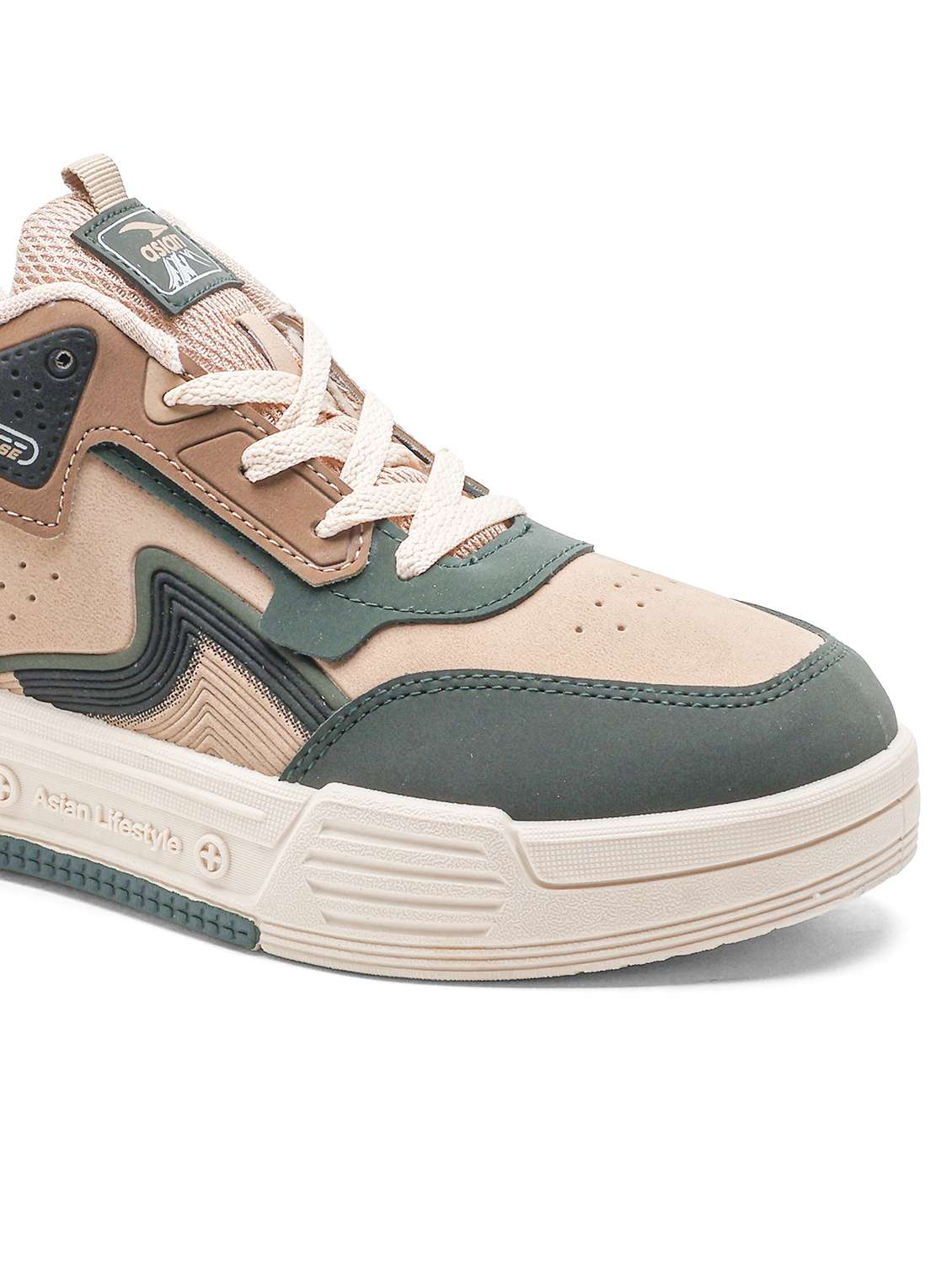 men color block lace up sneaker - 22406522 -  Standard Image - 5