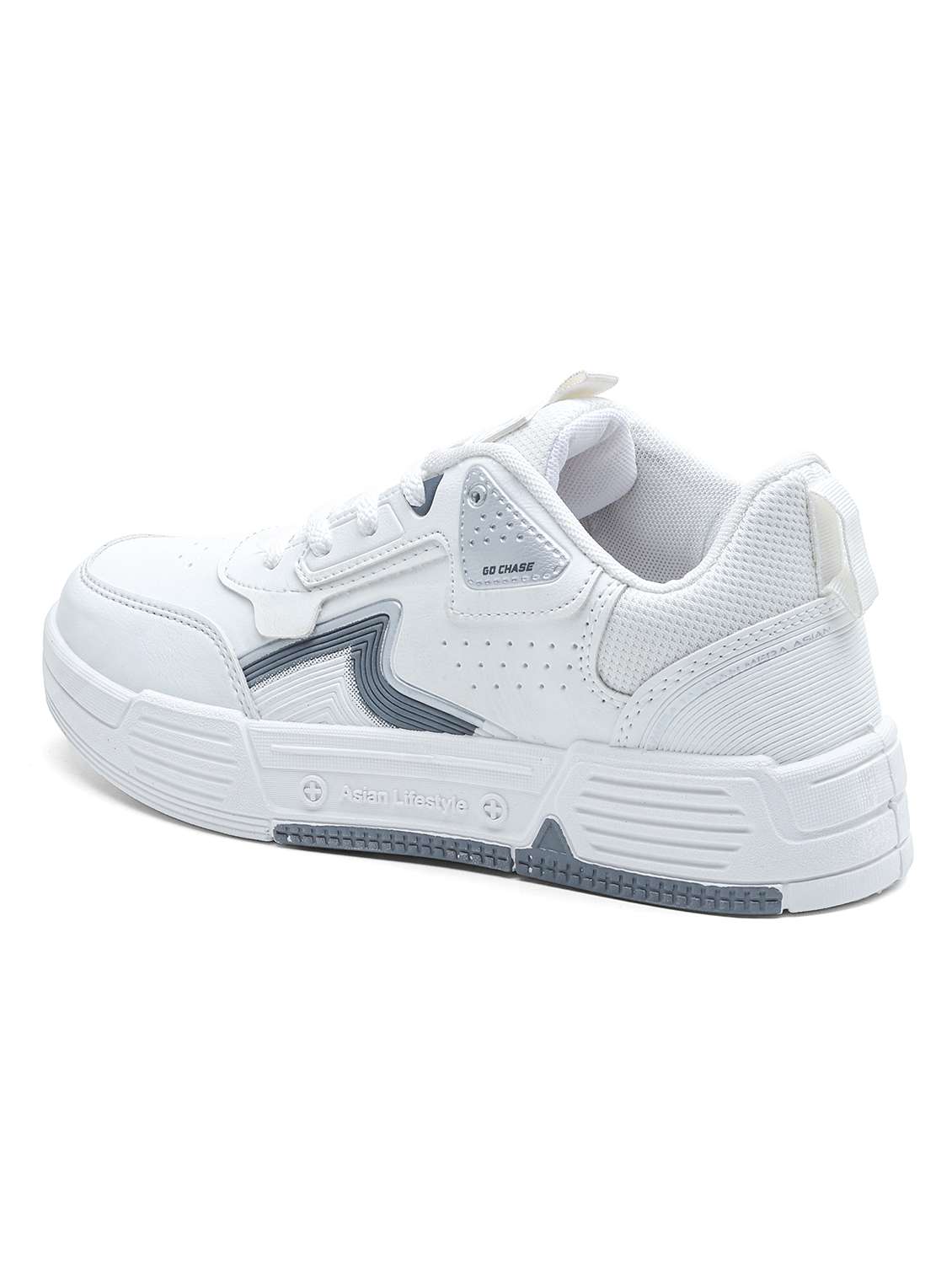 men solid lace up sneaker - 22406523 -  Standard Image - 3