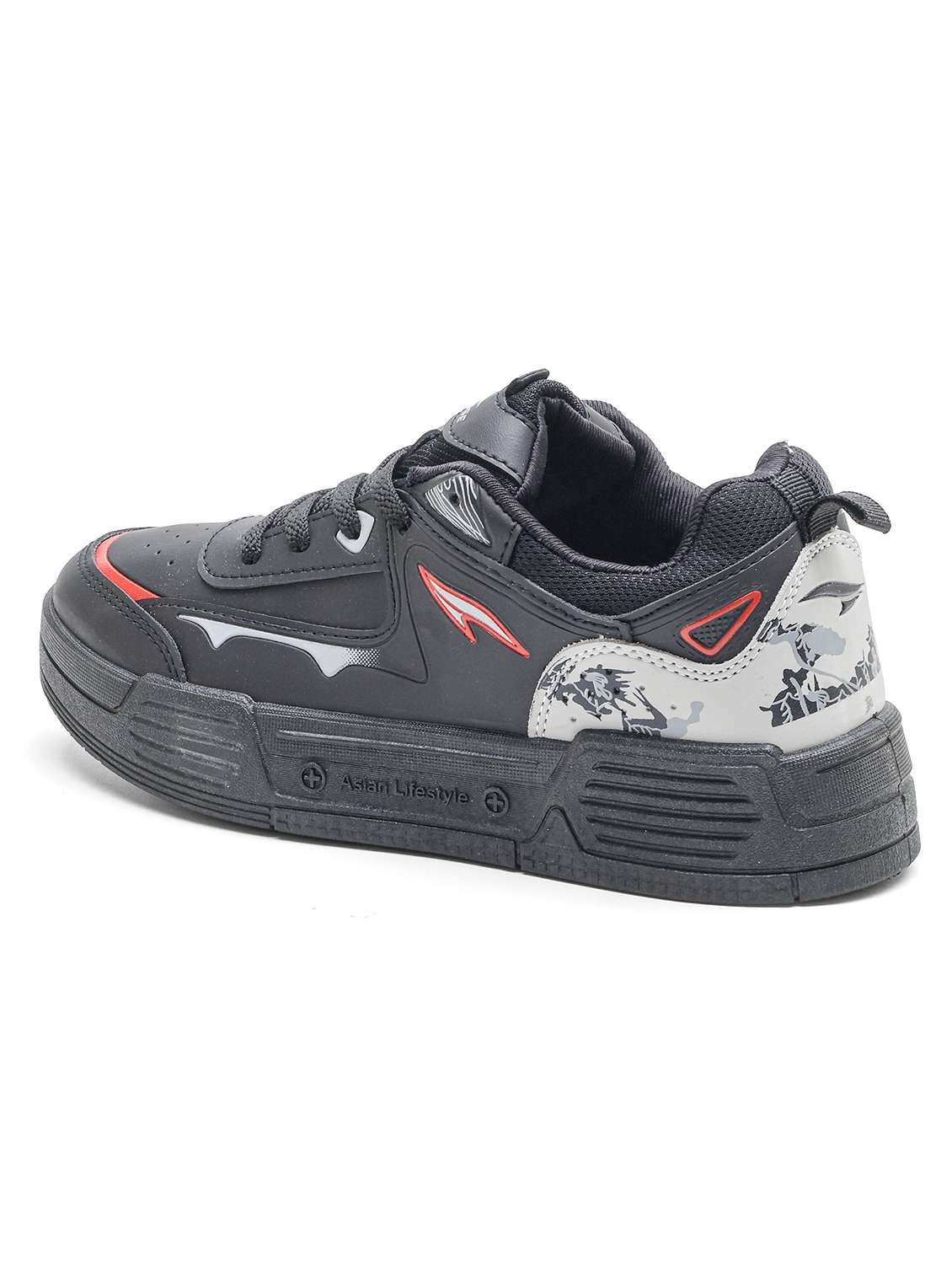 men solid lace up sneaker - 22406529 -  Standard Image - 3