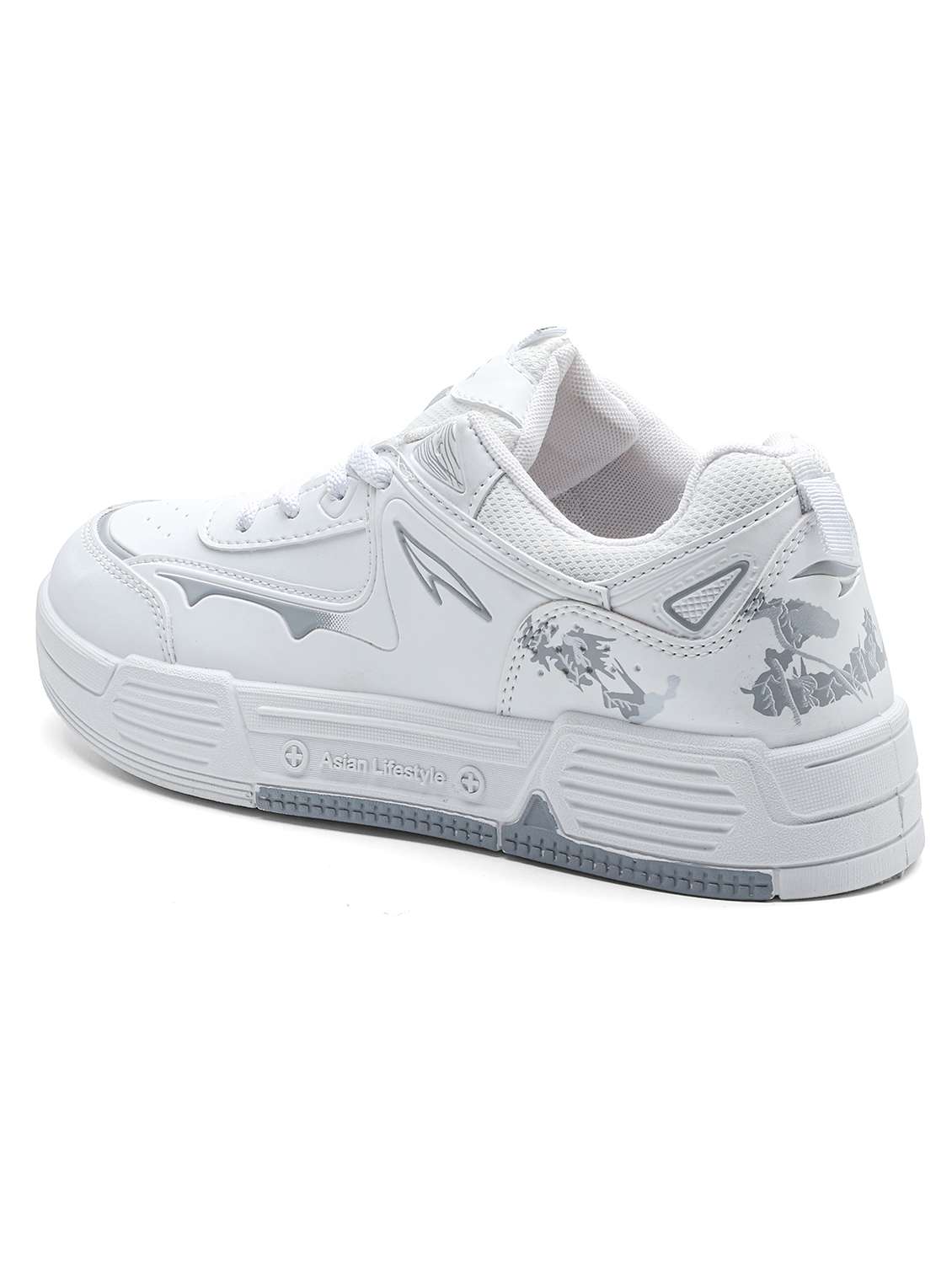 men solid lace up sneaker - 22406530 -  Standard Image - 3