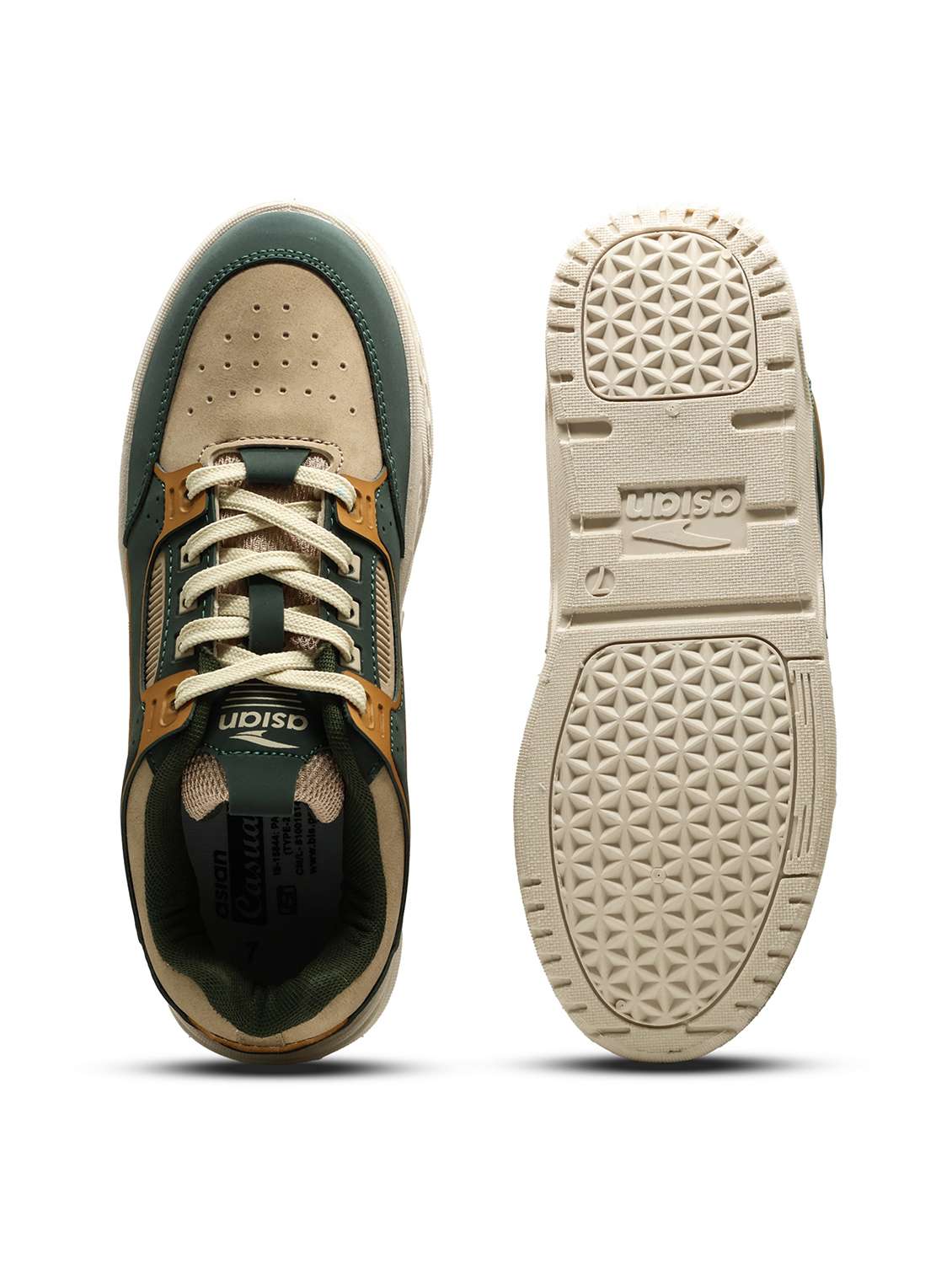 men color block lace up sneaker - 22406539 -  Standard Image - 3