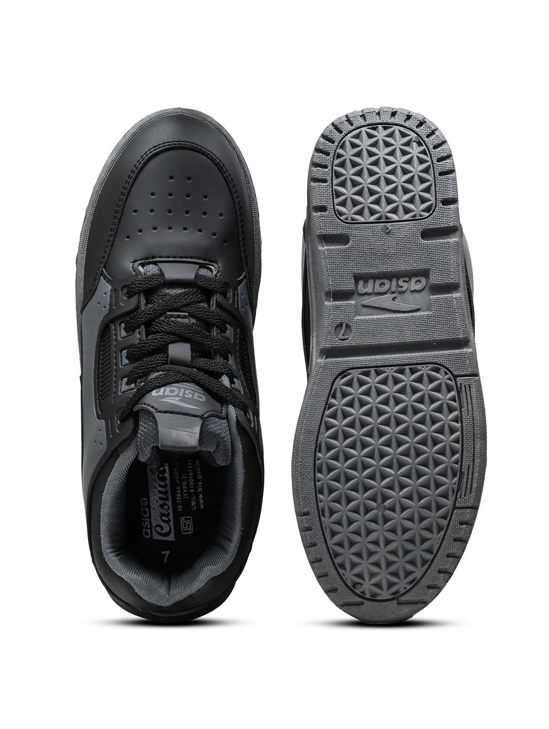 men color block lace up sneaker - 22406541 -  Standard Image - 3